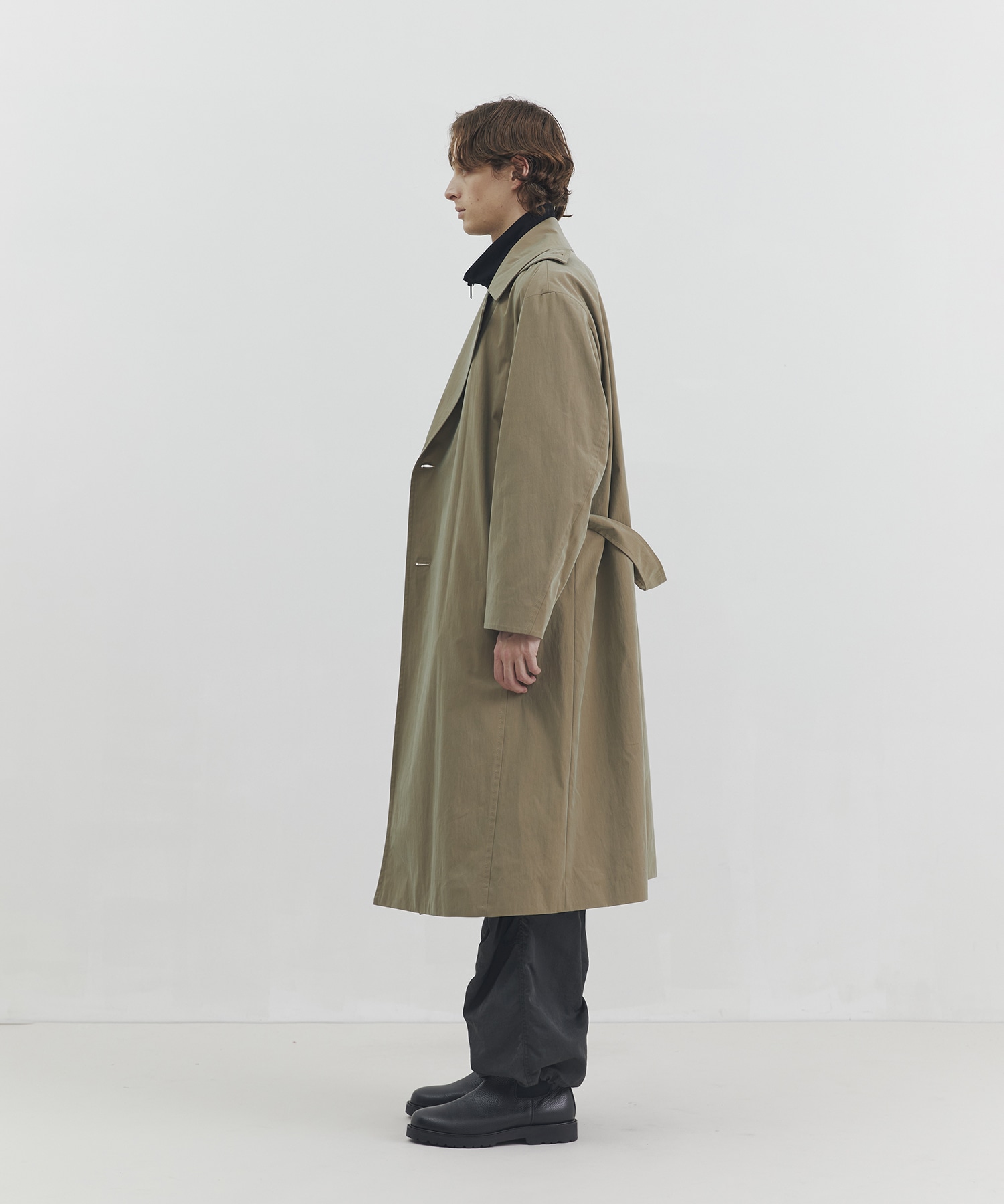 ヴィンテージギャバ ベルテッドコート