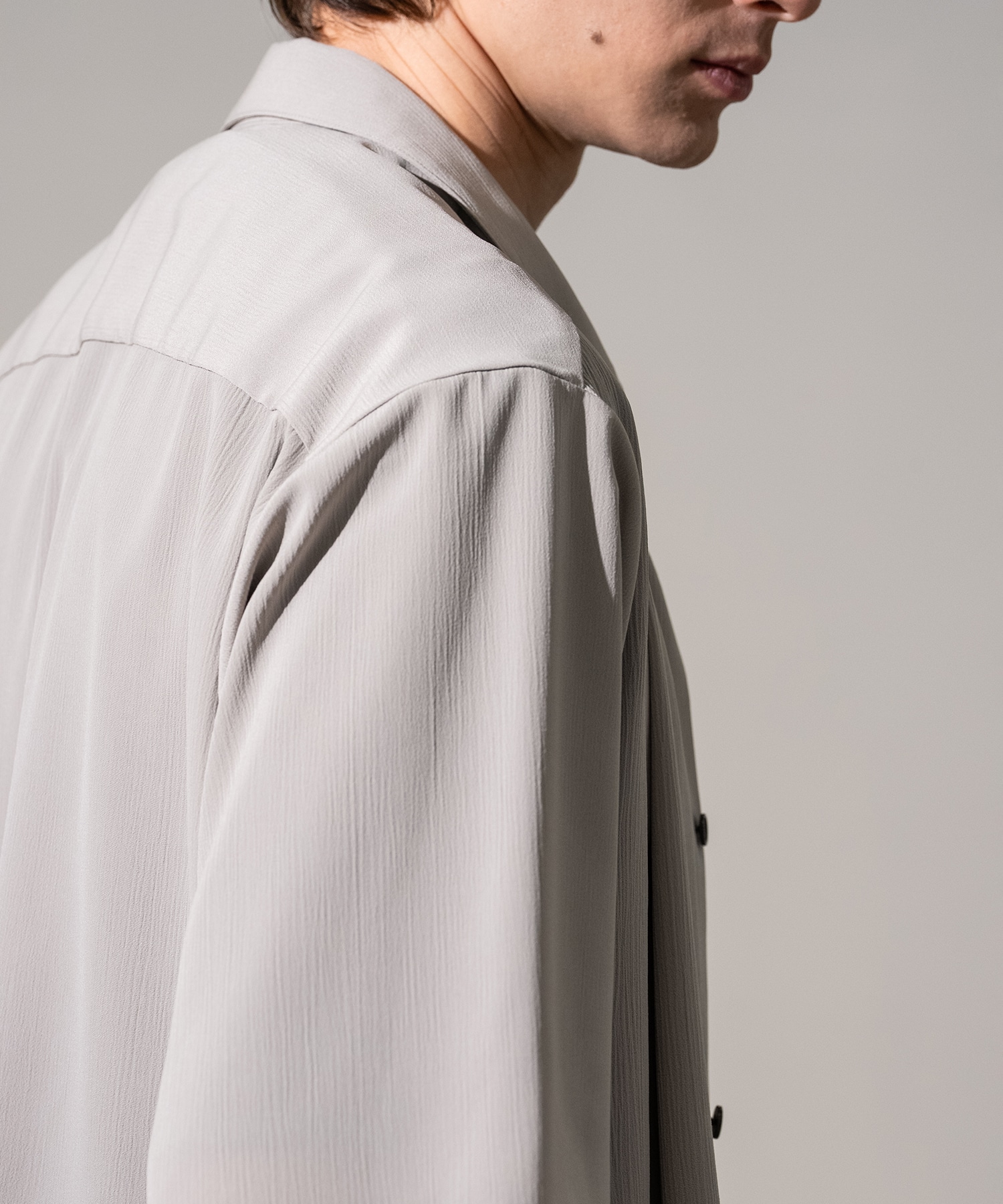 Air pleats リラックスS/Sシャツ