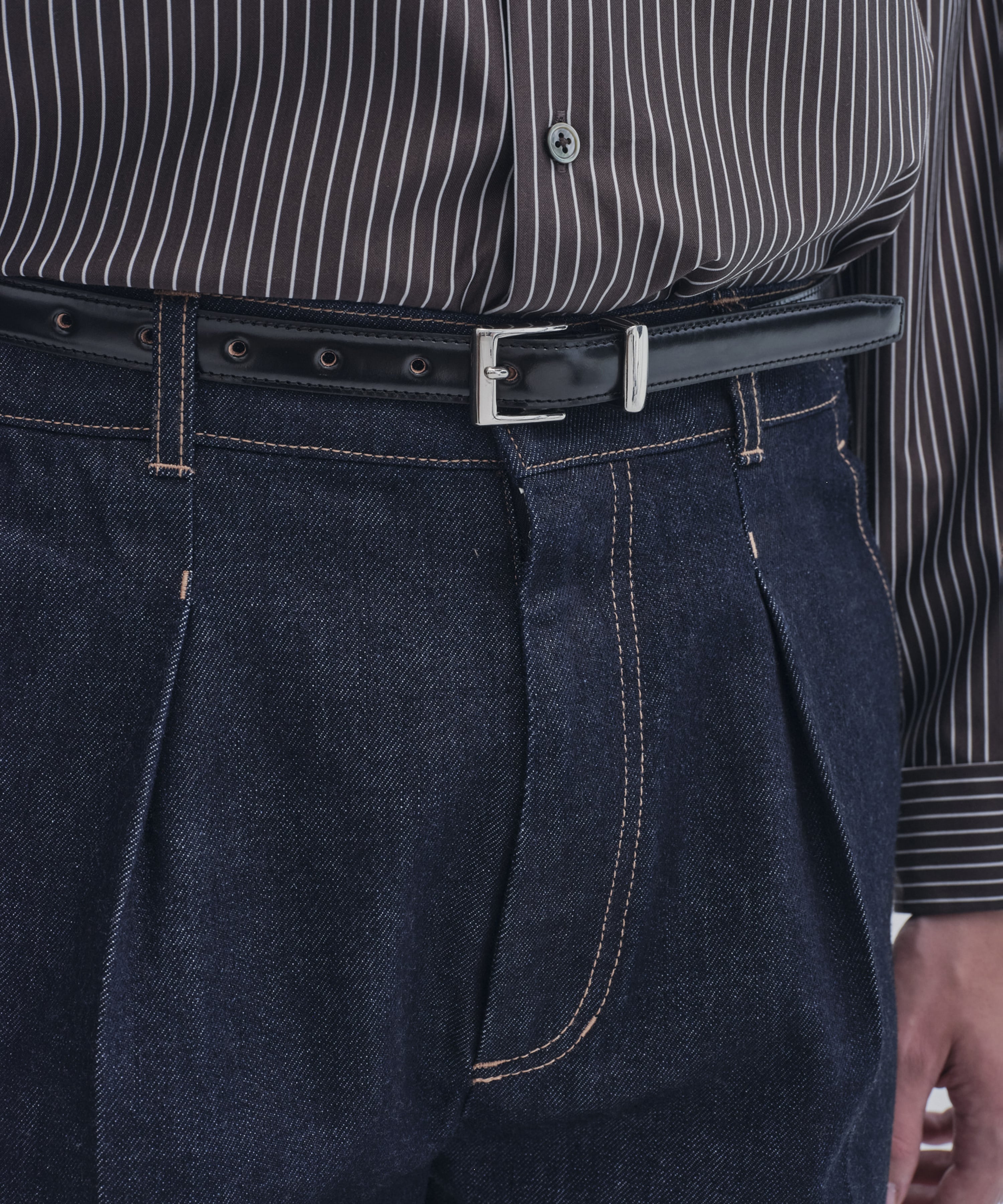 KAIHARA DENIM ストレートスラックス
