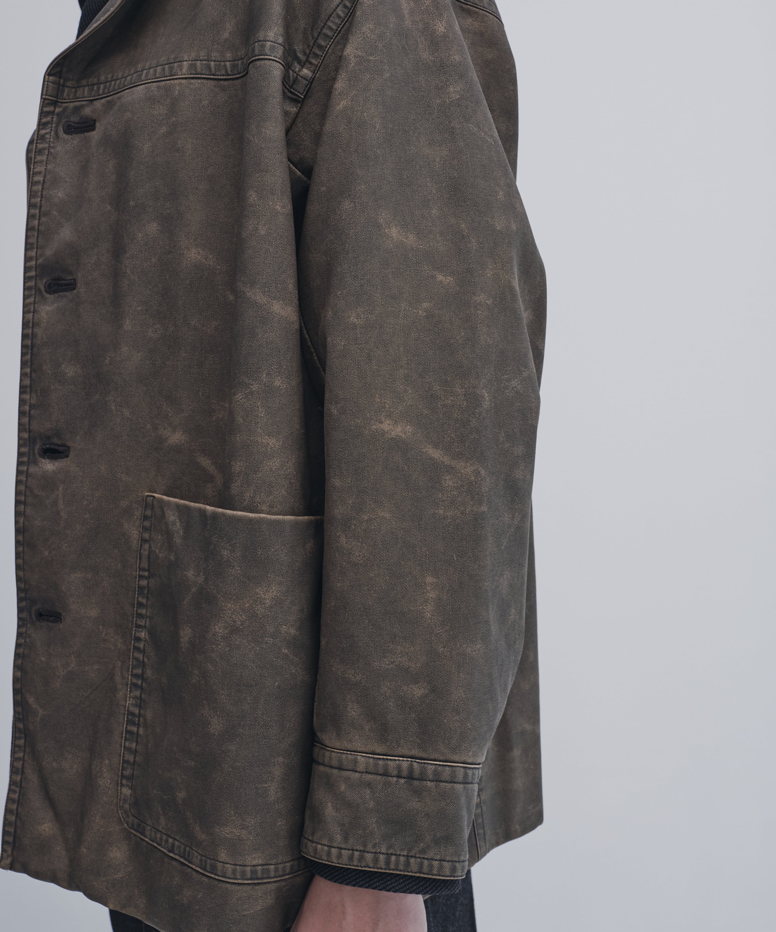 ヴィンテージレザー ランチコート