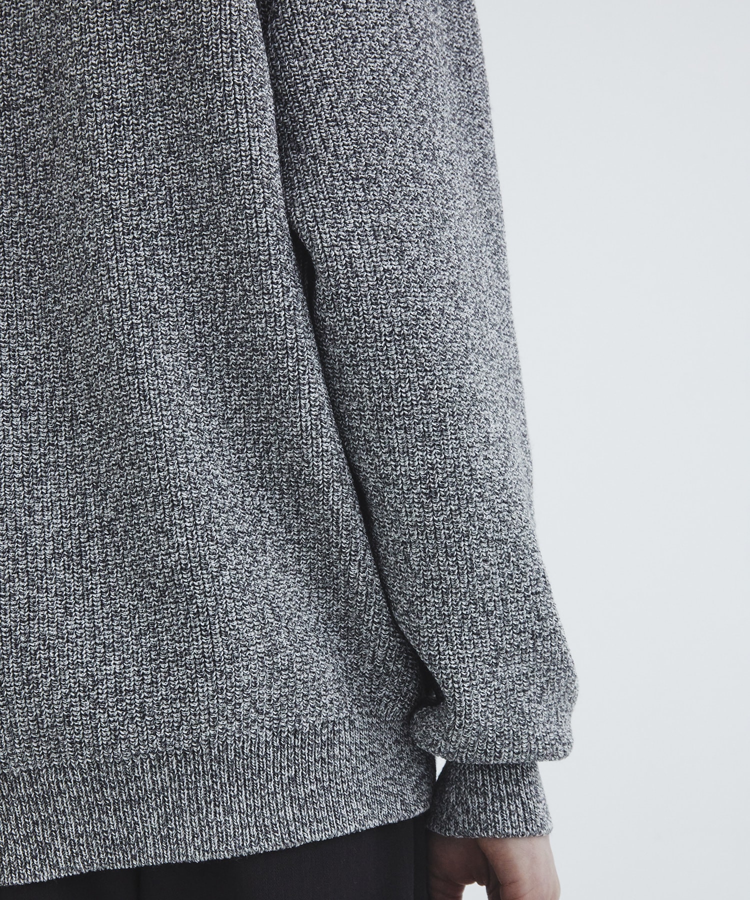 Mixing knit ロングスリーブ