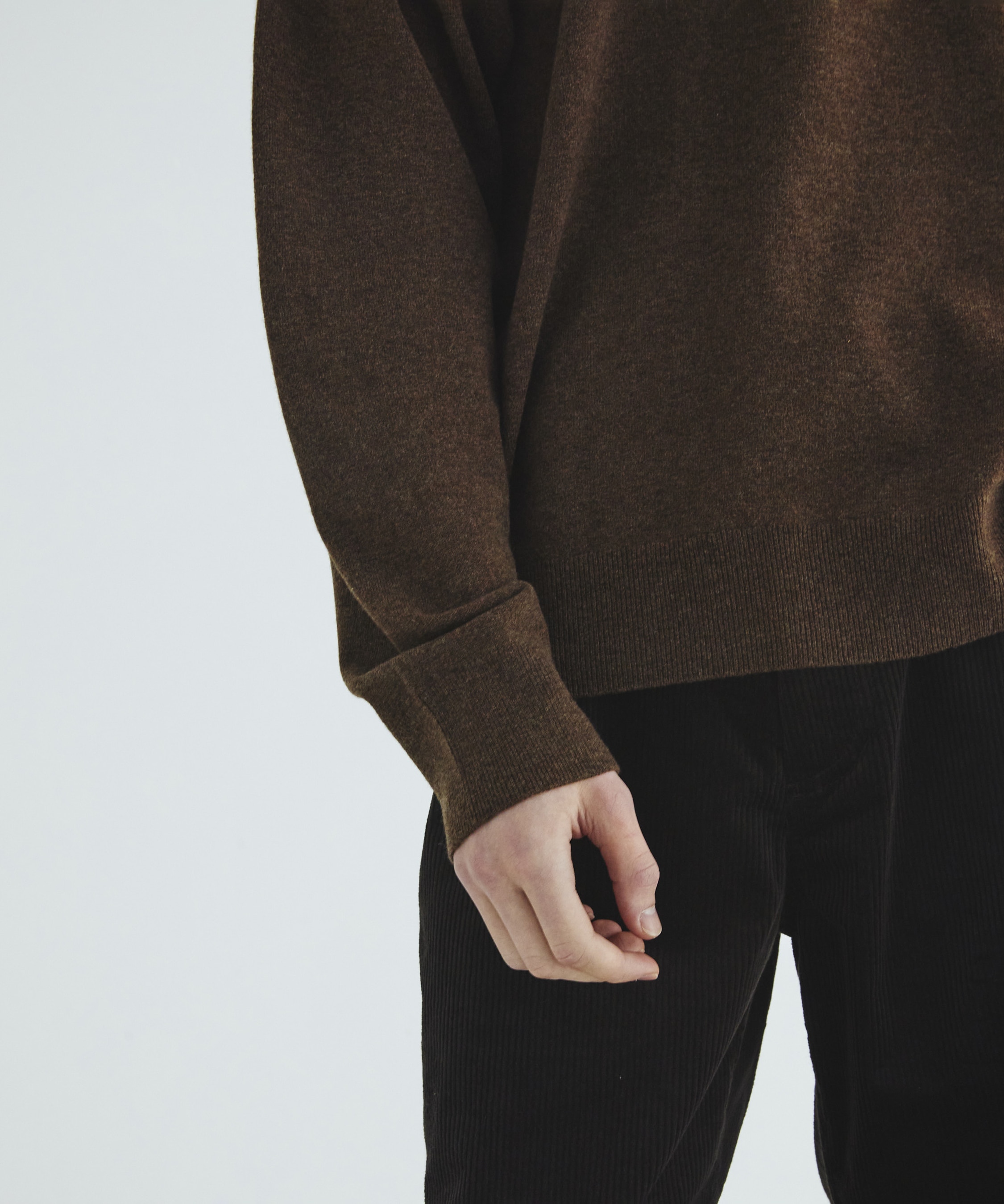 Ultra fine wool ニットプルオーバー