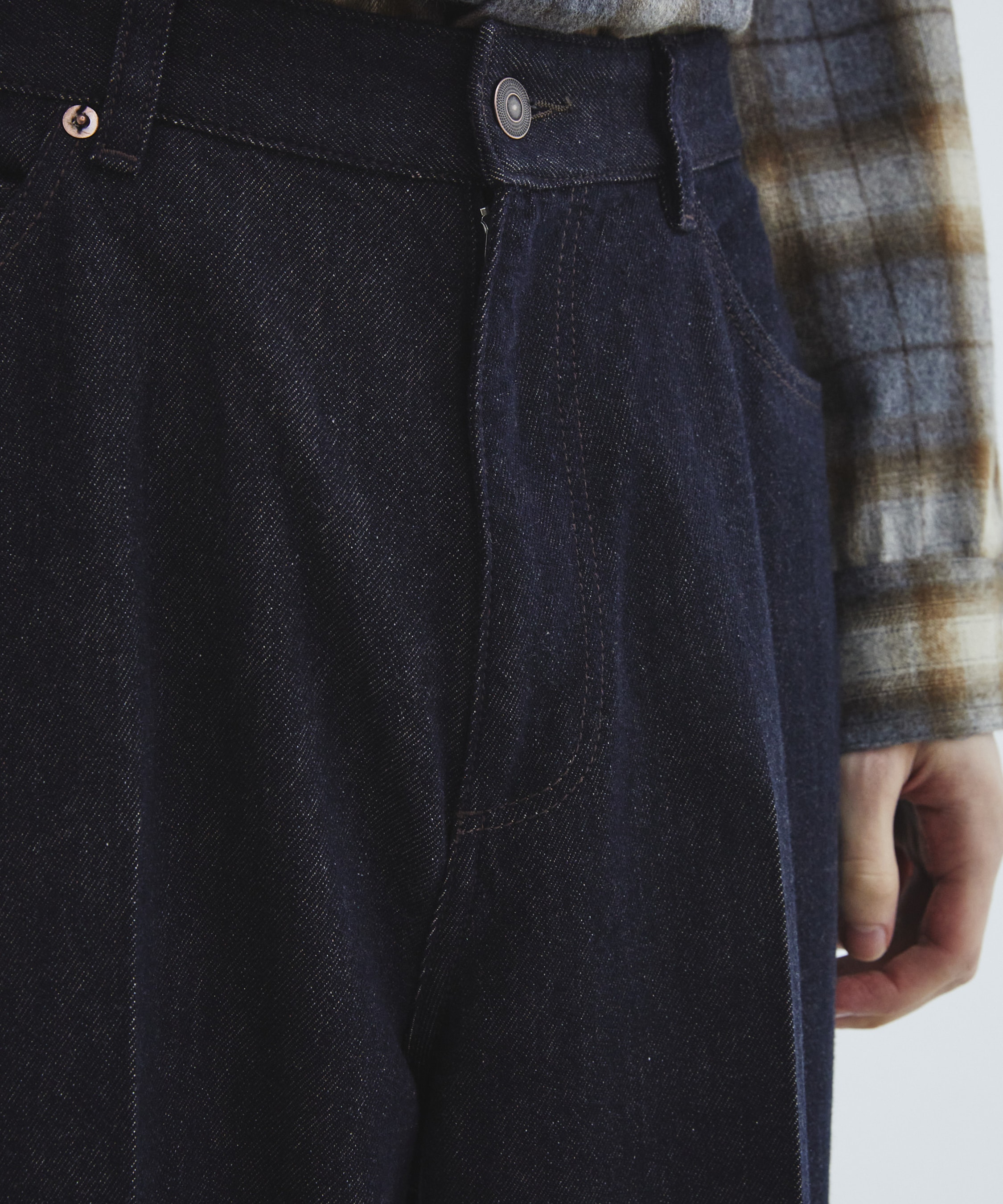 Cashmere denim パンツ