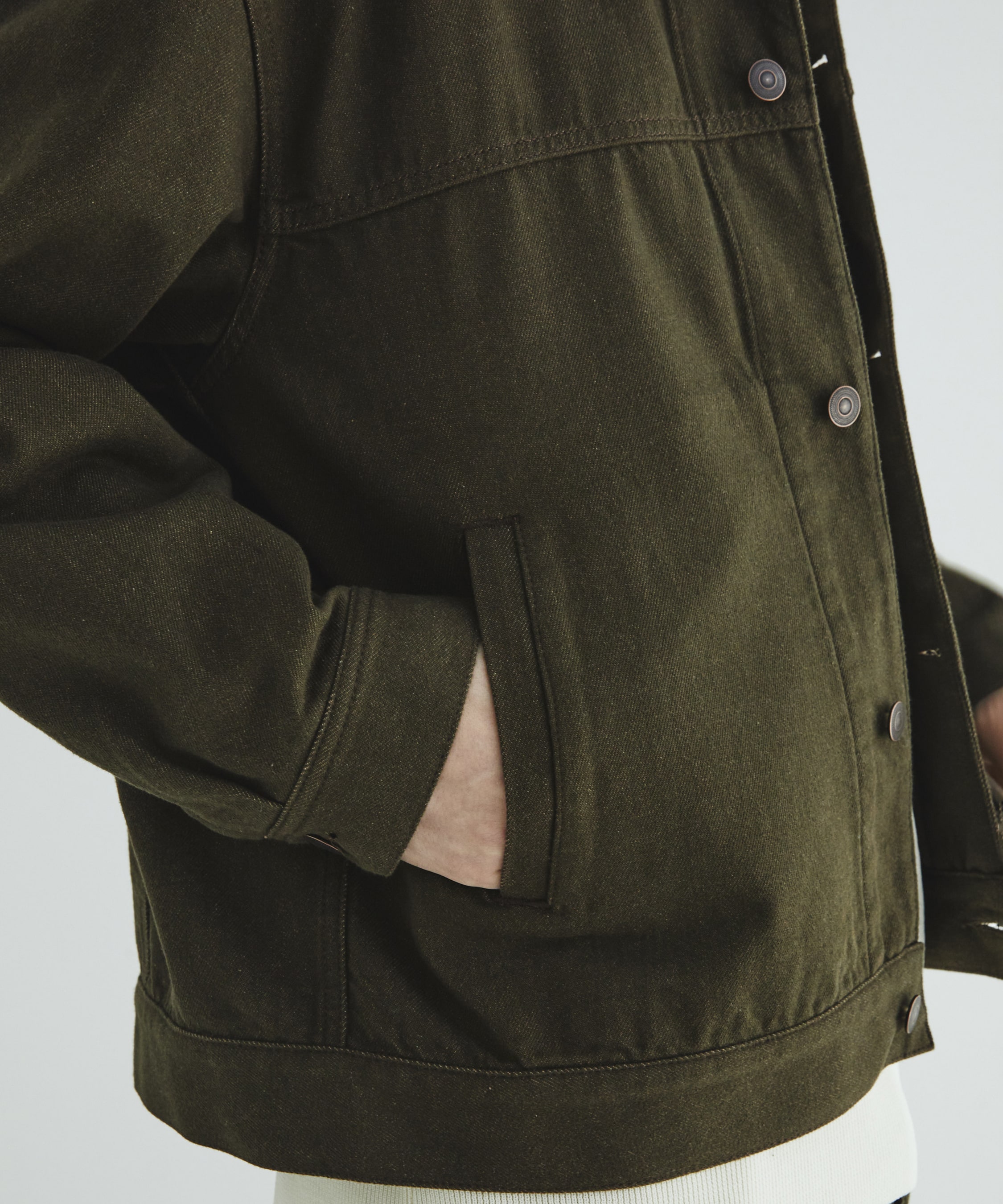 Cashmere denim ジャケット