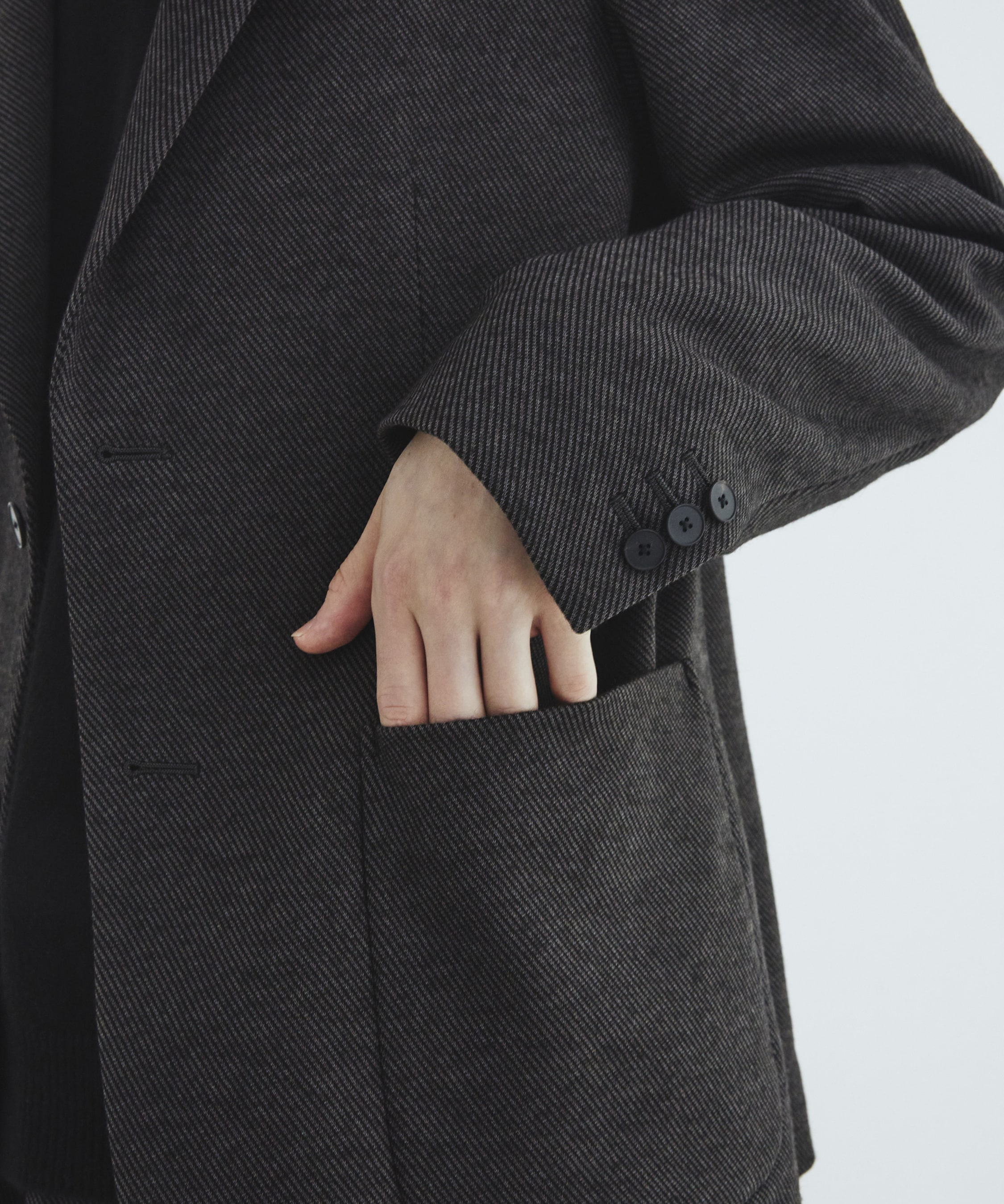 KANEMASA KNITウールネルJKT