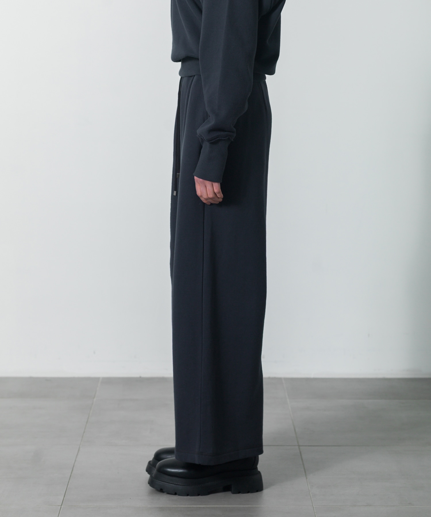 スウェットワイドパンツ