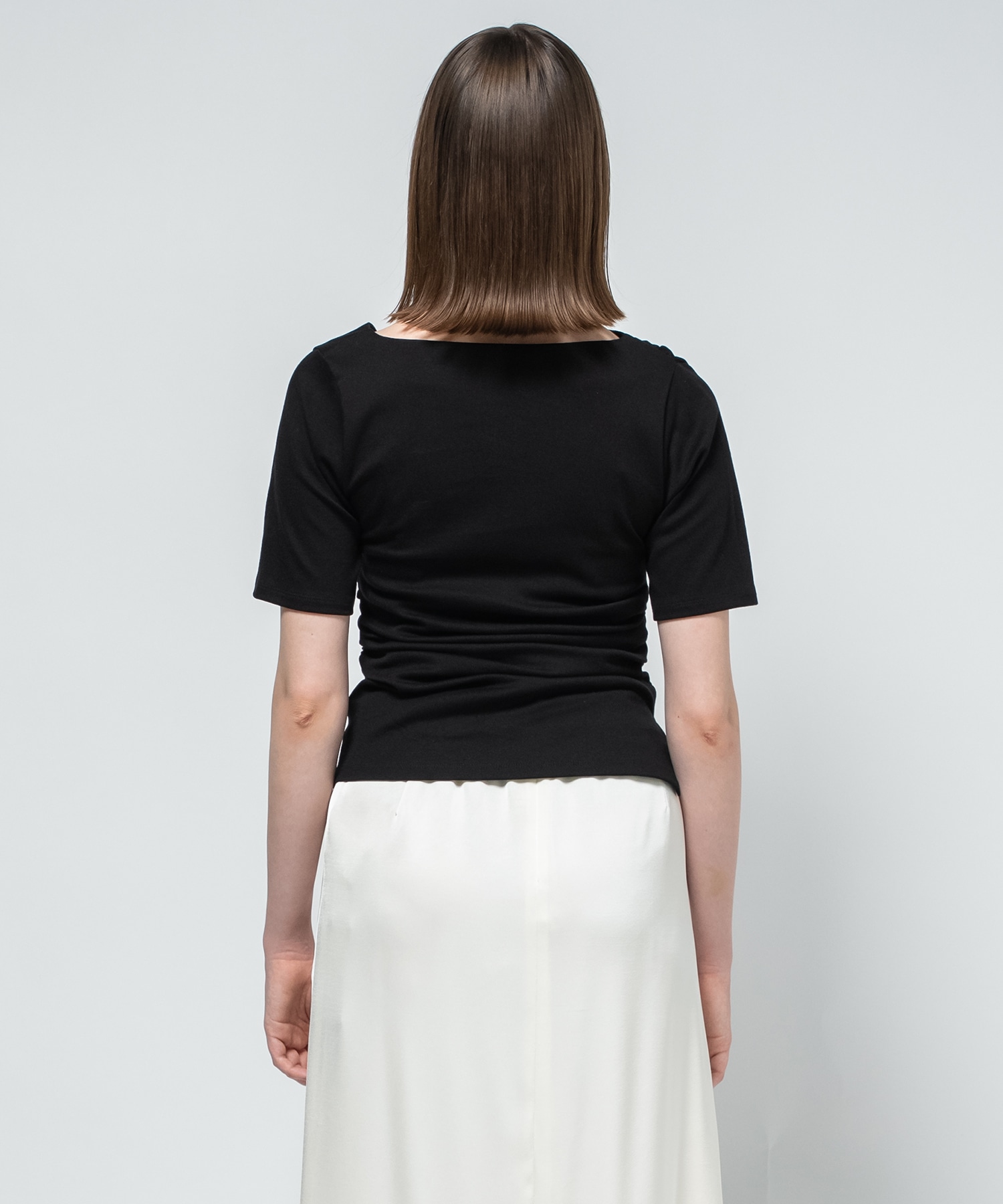 Asymmetry Tack Drape Tee
