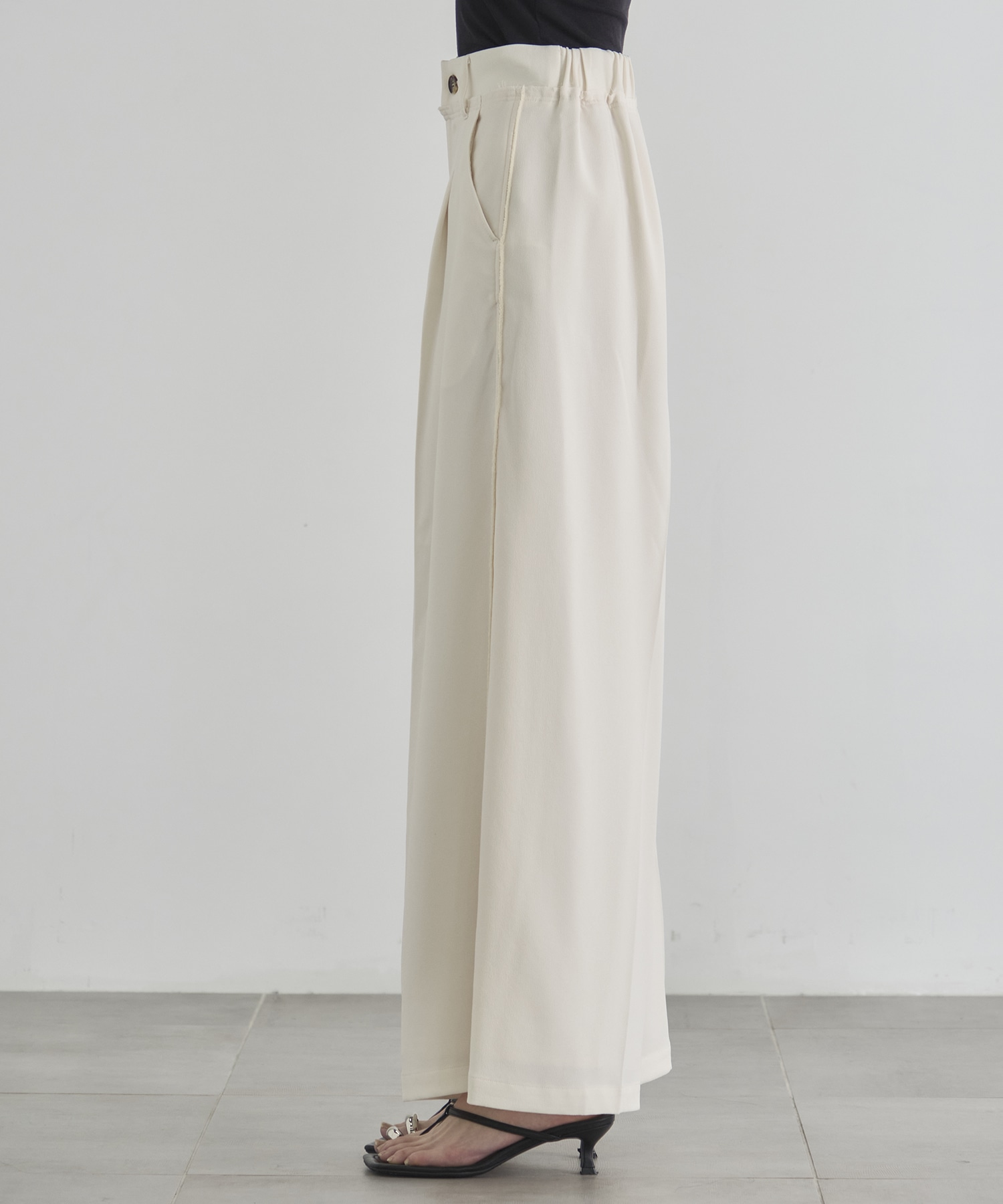 Back Satin Georgette Pants