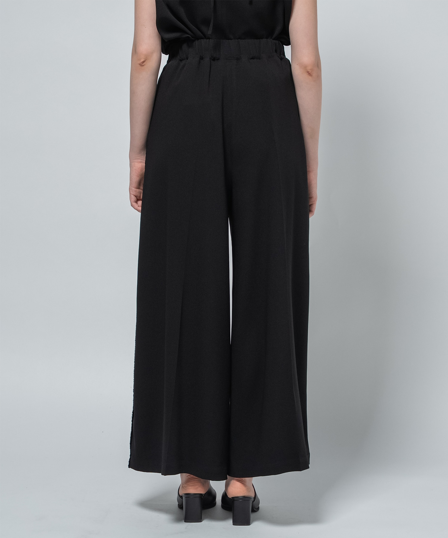 Back Satin Georgette Pants