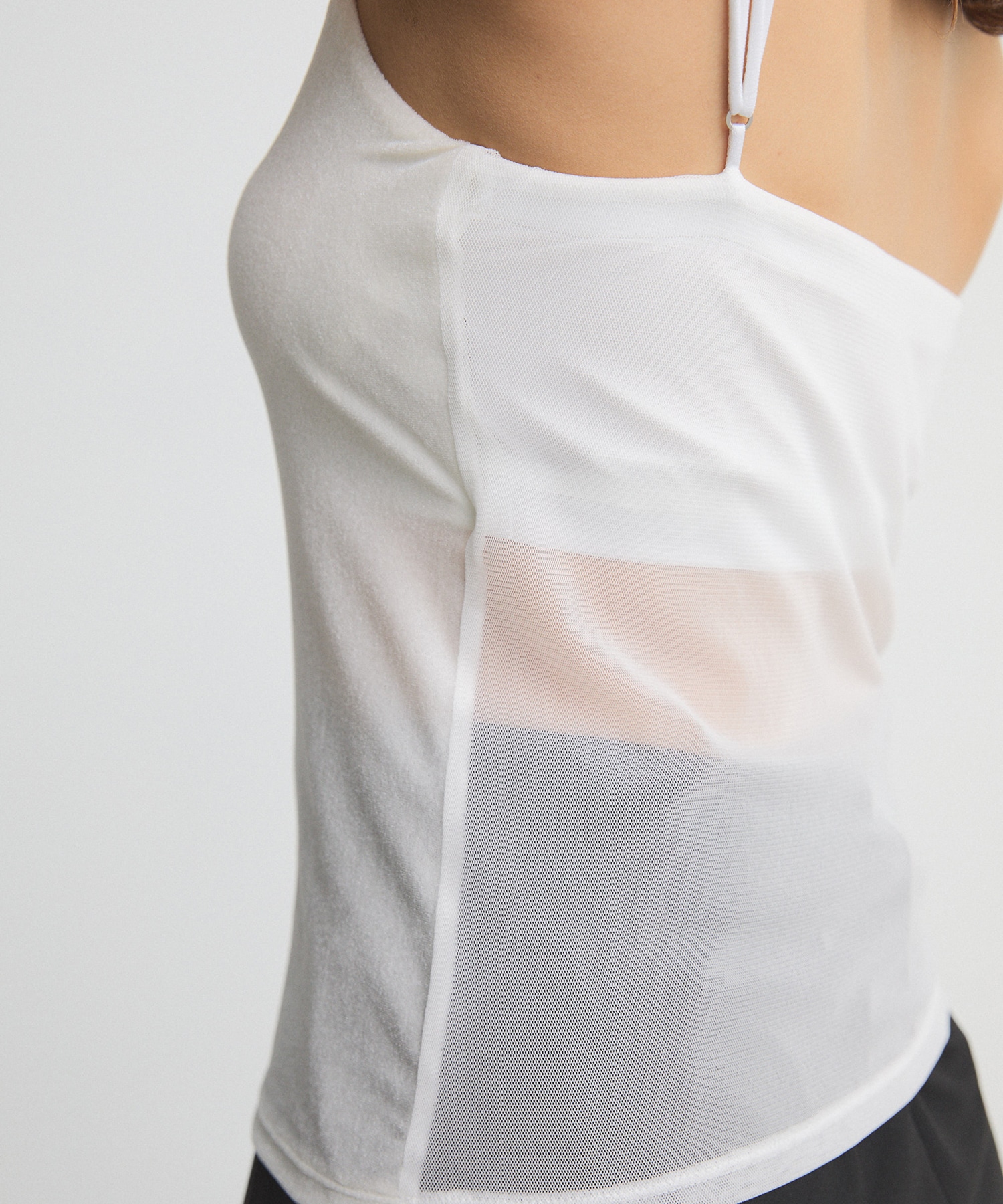 Sheer Velour Camisole