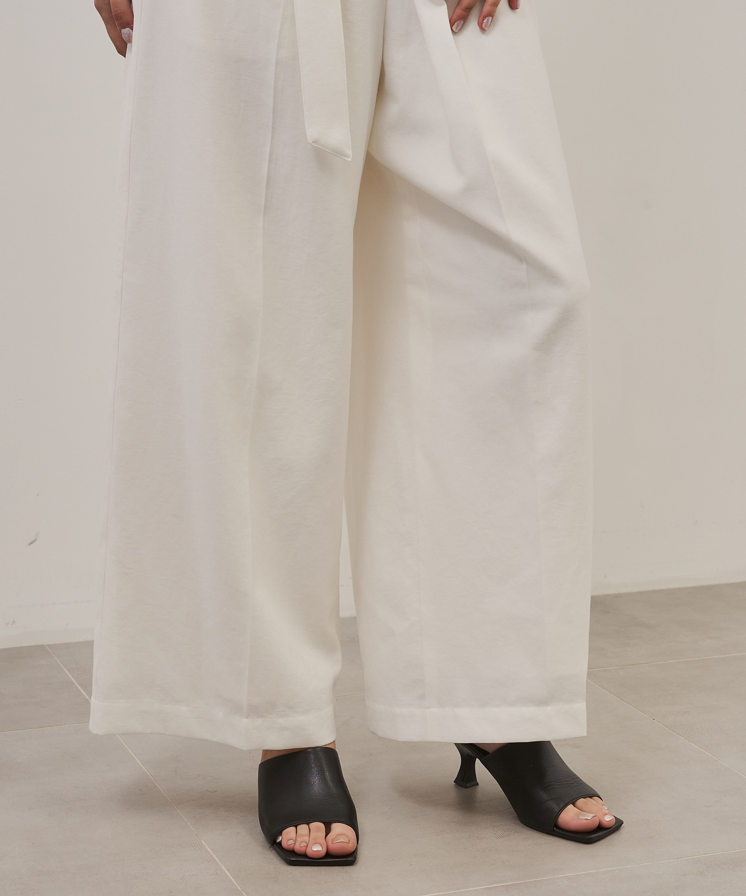 Linen Wrap Pants