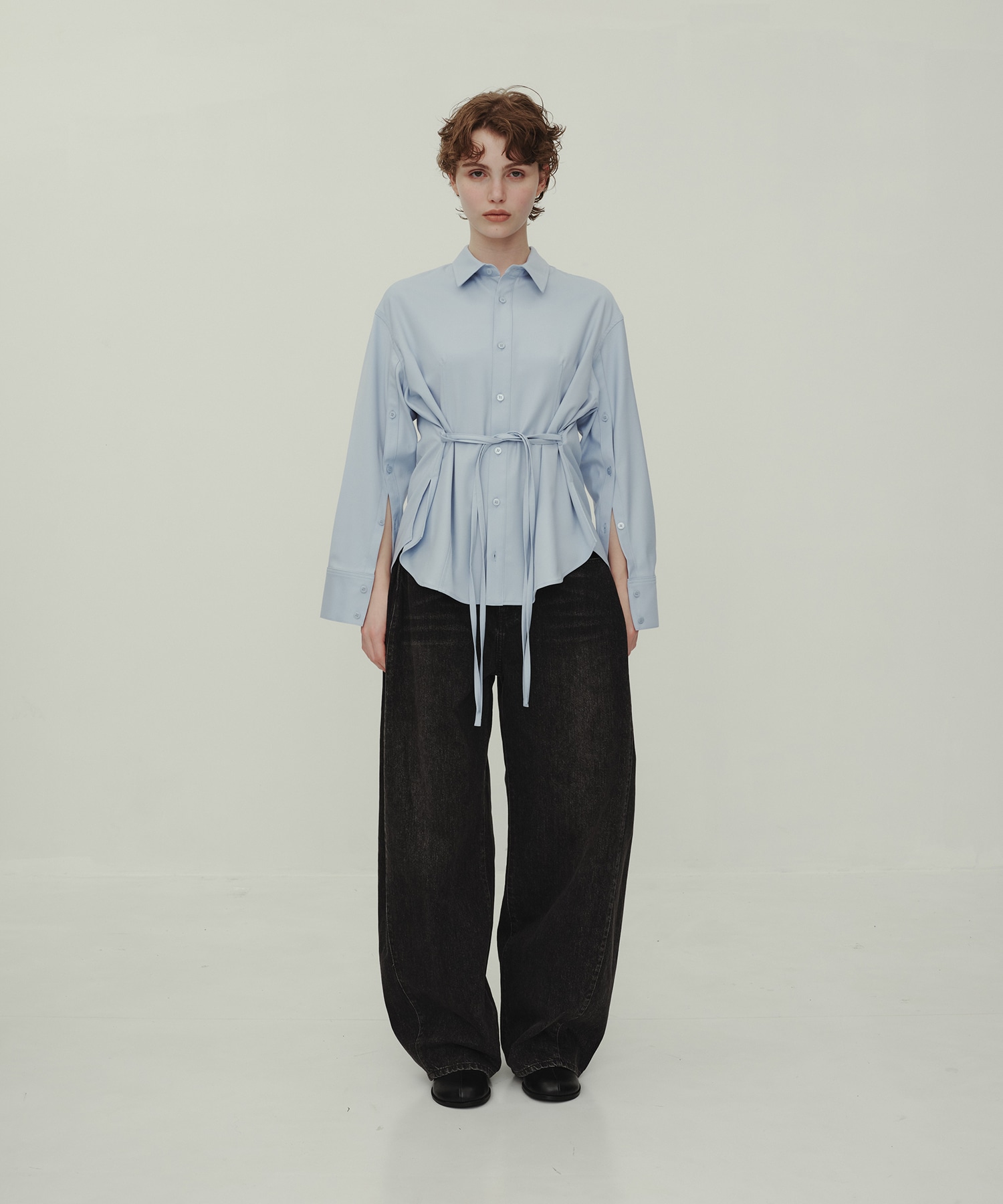 Slit Belt Shirt