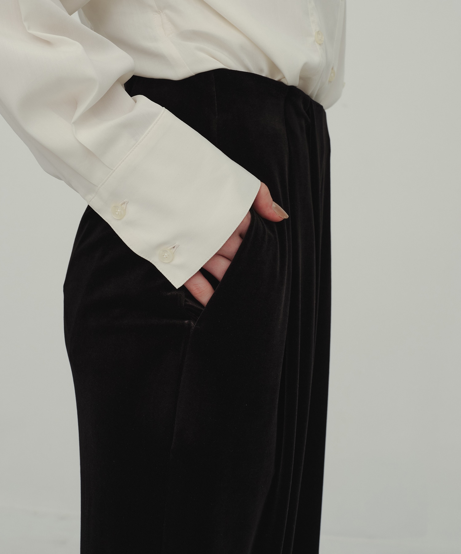 Velor Tuck Skirt