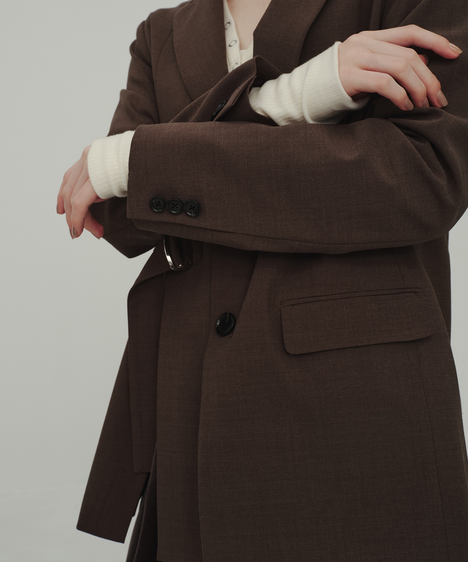 Belted Tailored Jacket
