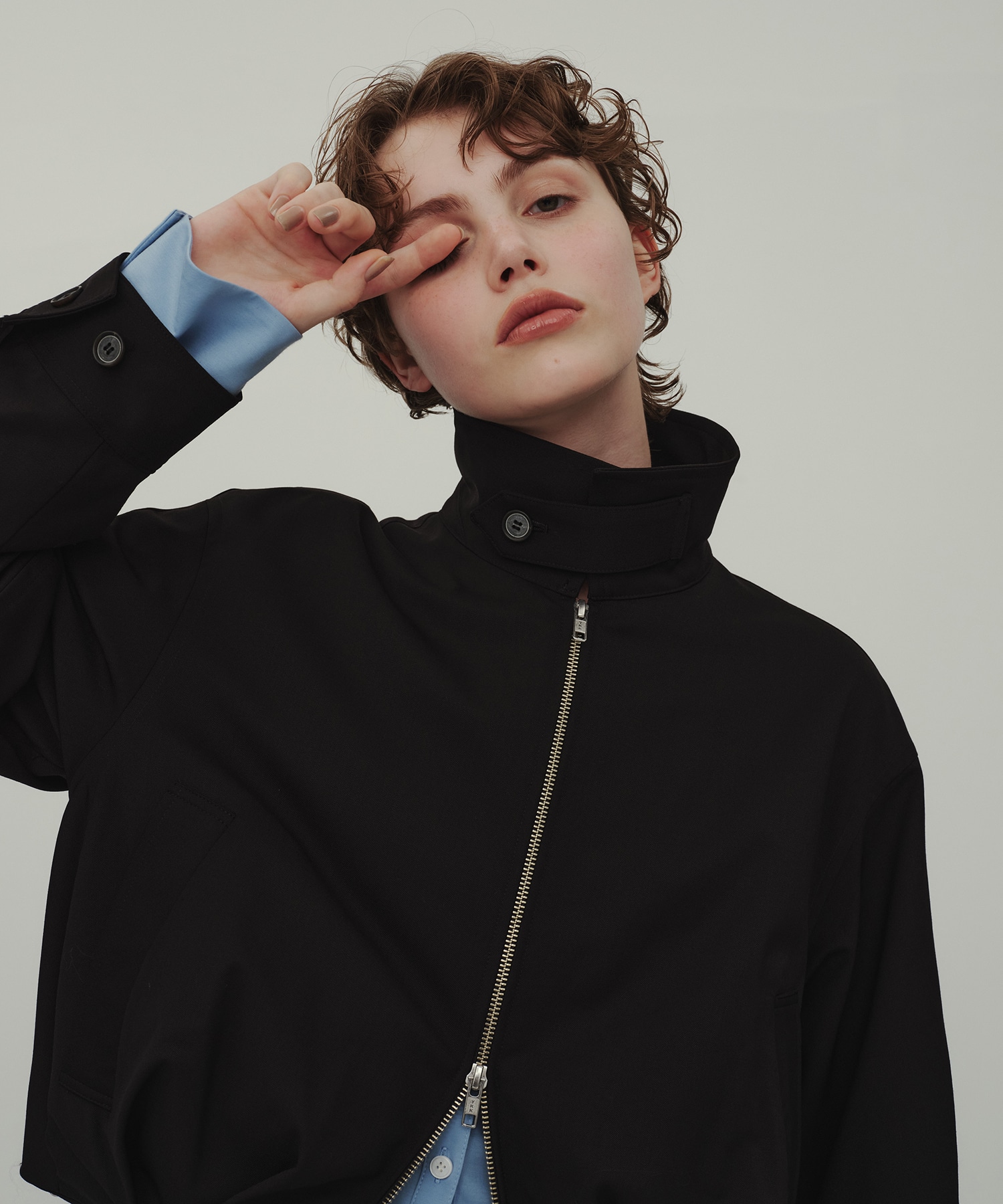 Wool Balloon Blouson