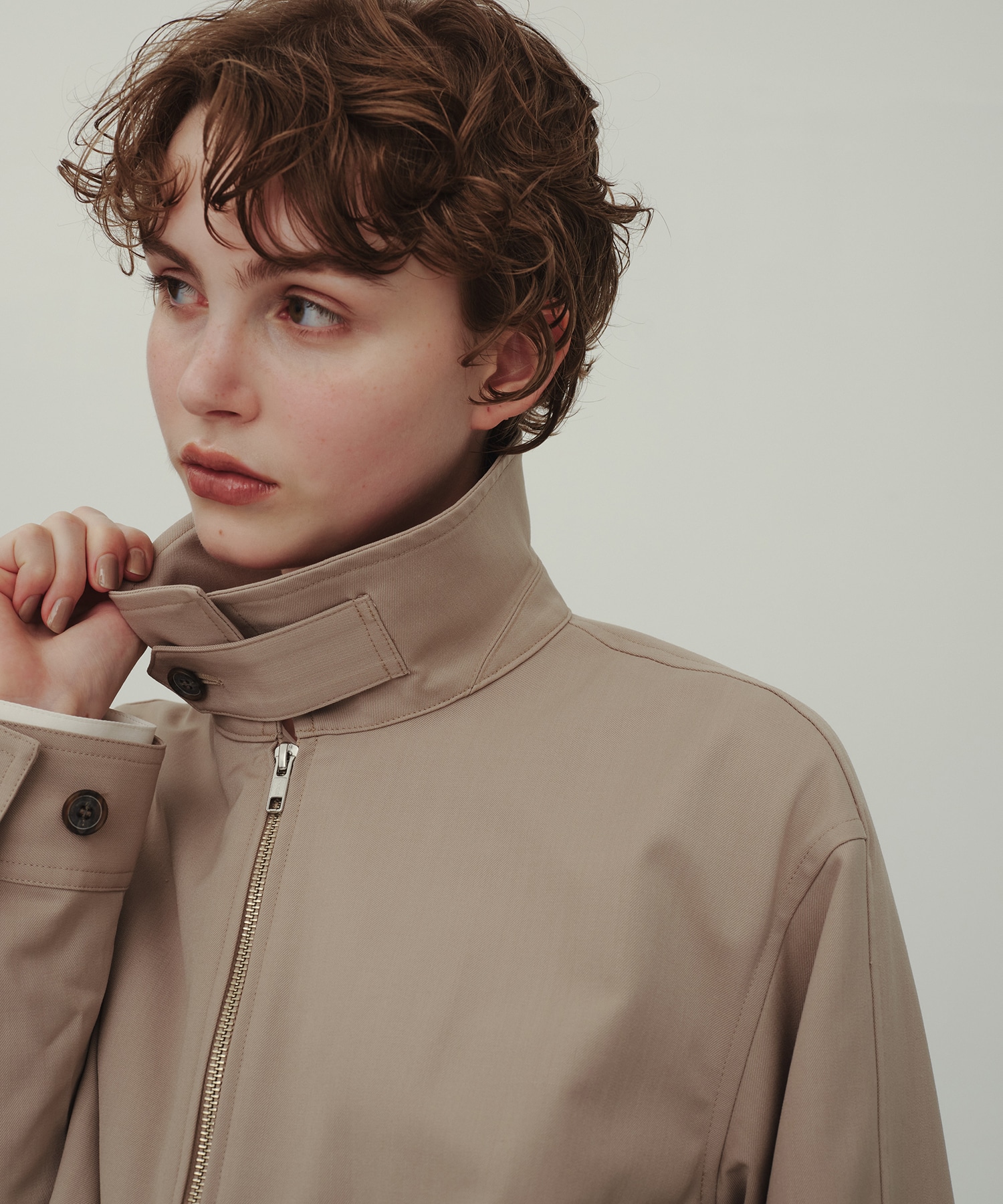 Wool Balloon Blouson