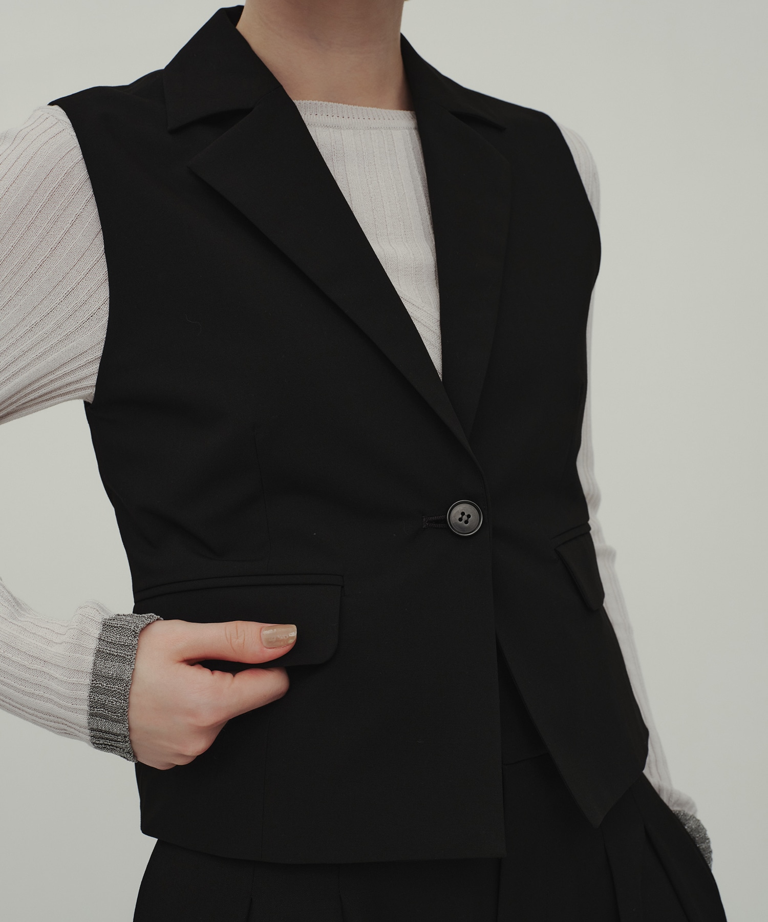 Single Lapel Vest