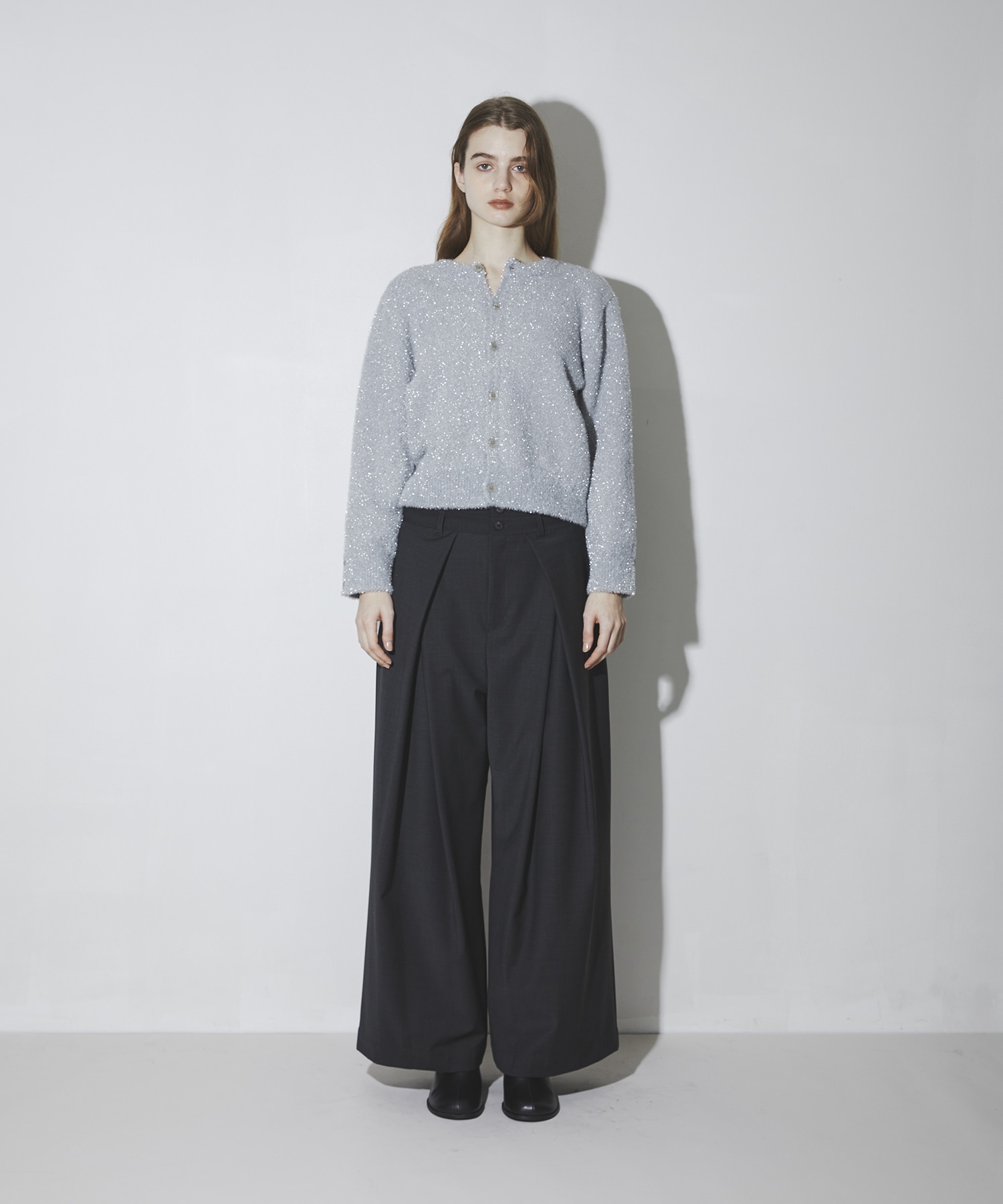 Glitter Shaggy Cardigan