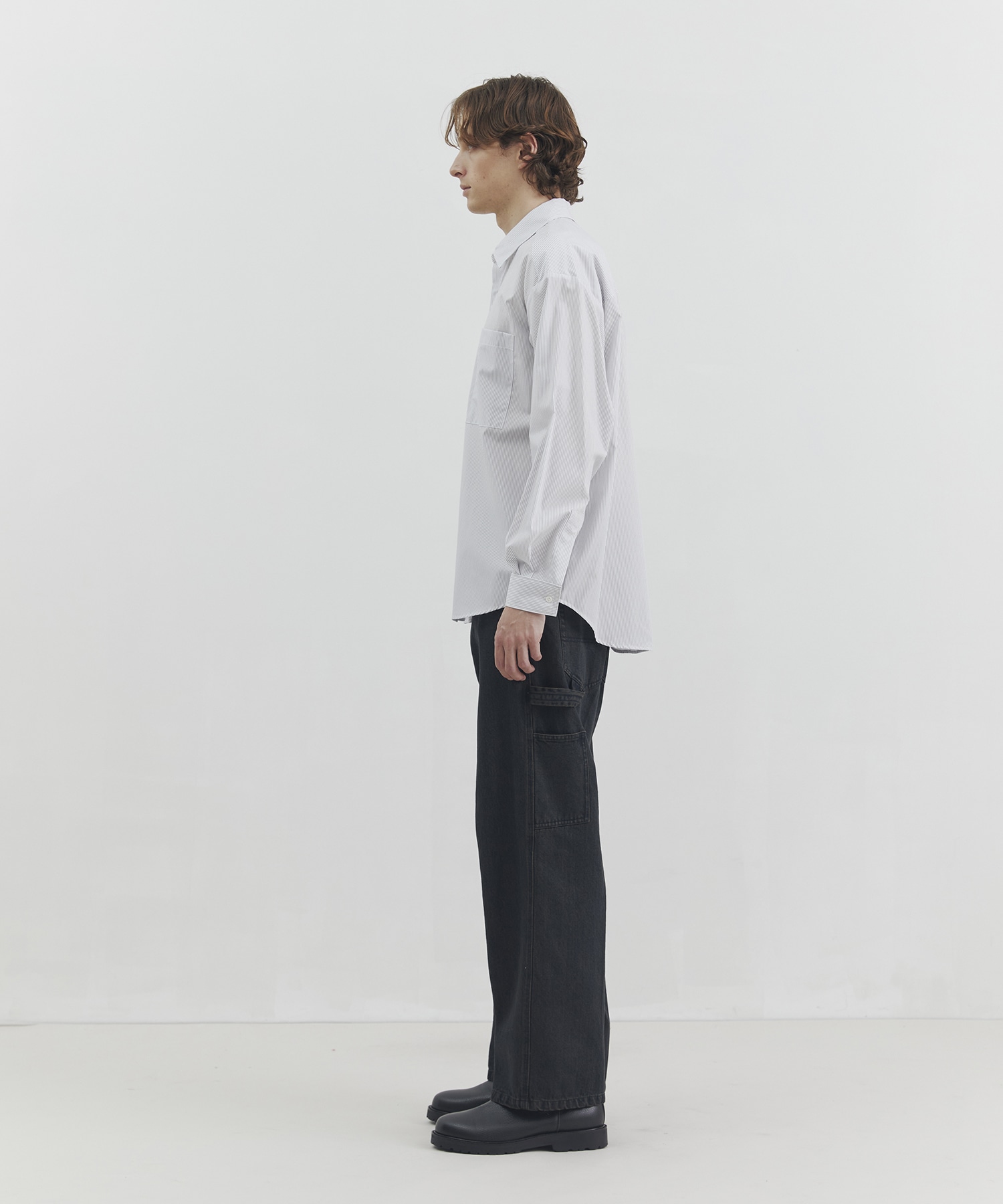 High density ストライプシャツ