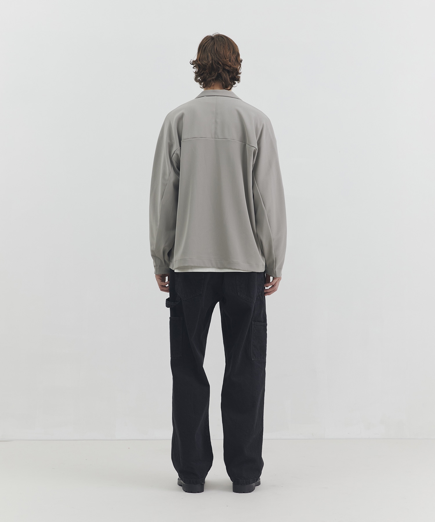 High Count Twillシャツカーディガン