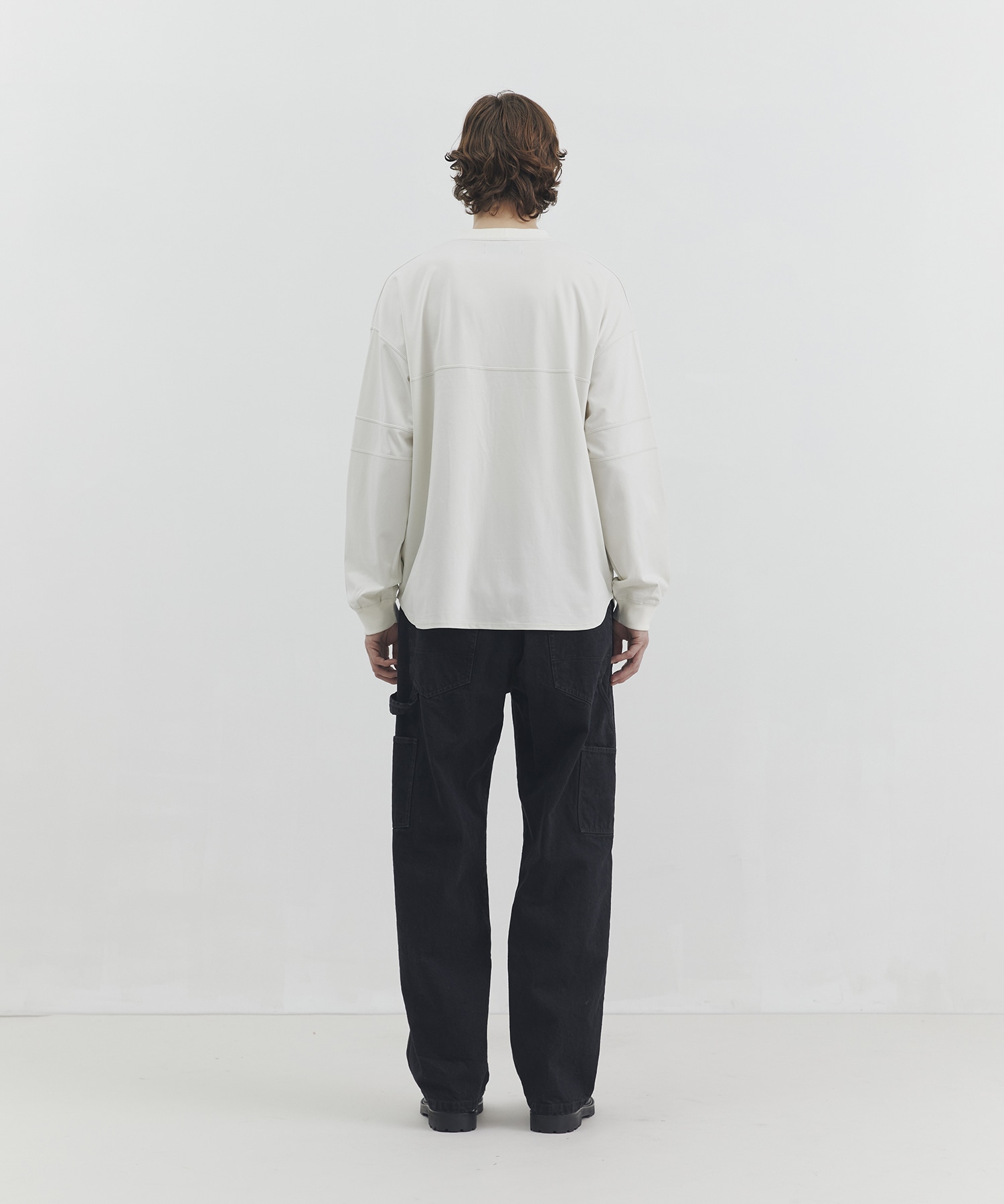 フェードデニムペインターパンツ