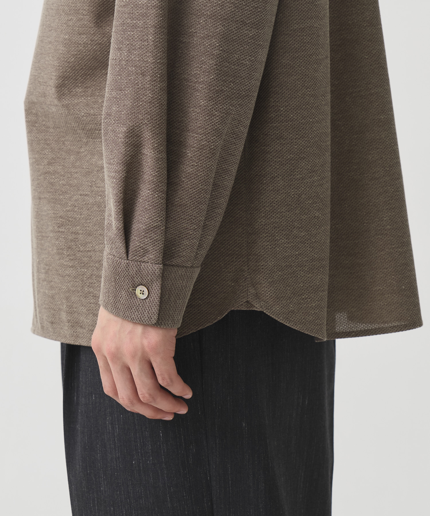 ＜WEB限定＞KANEMASA KNITマルチファブリックシャツ