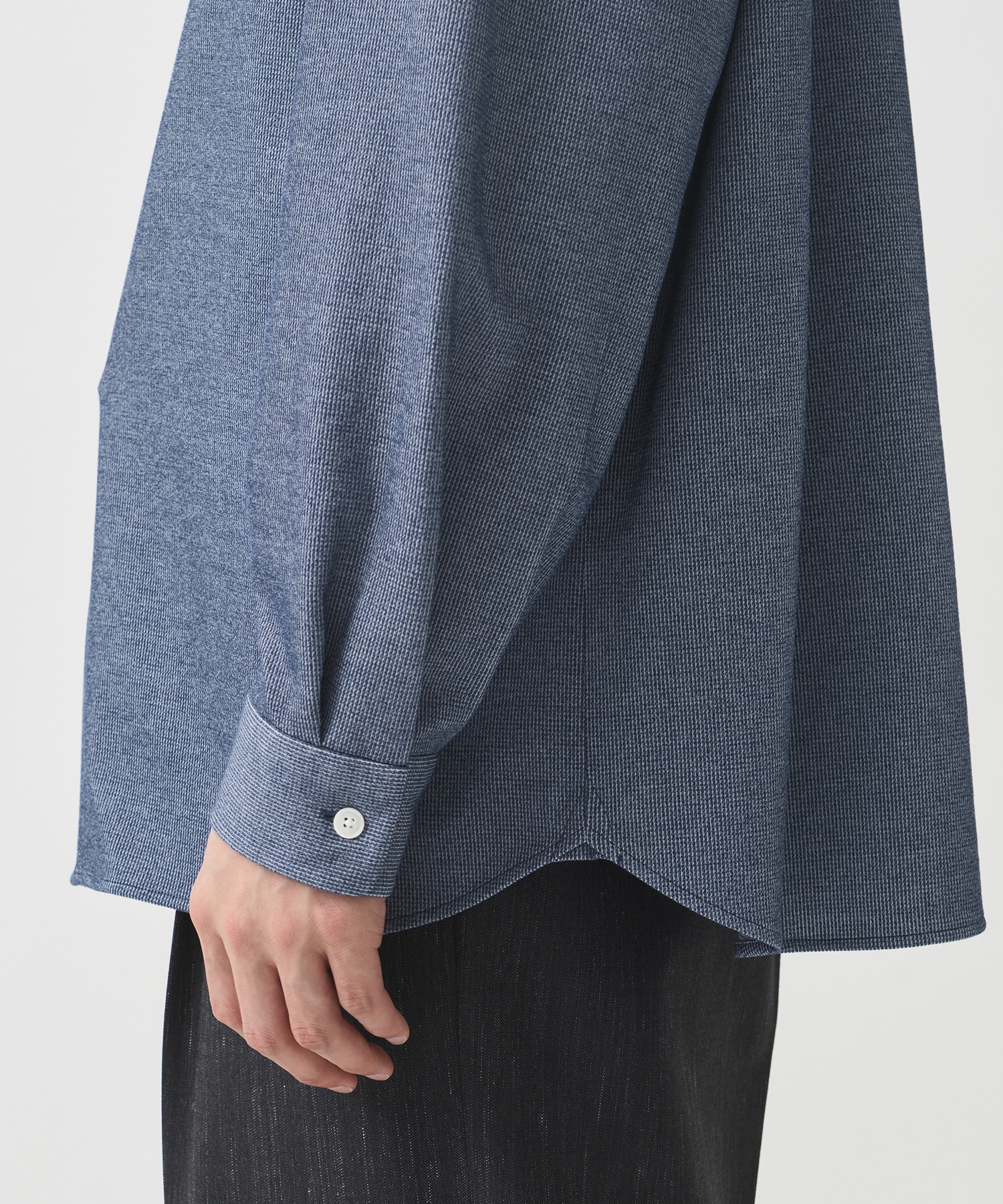 ＜WEB限定＞KANEMASA KNITマルチファブリックシャツ