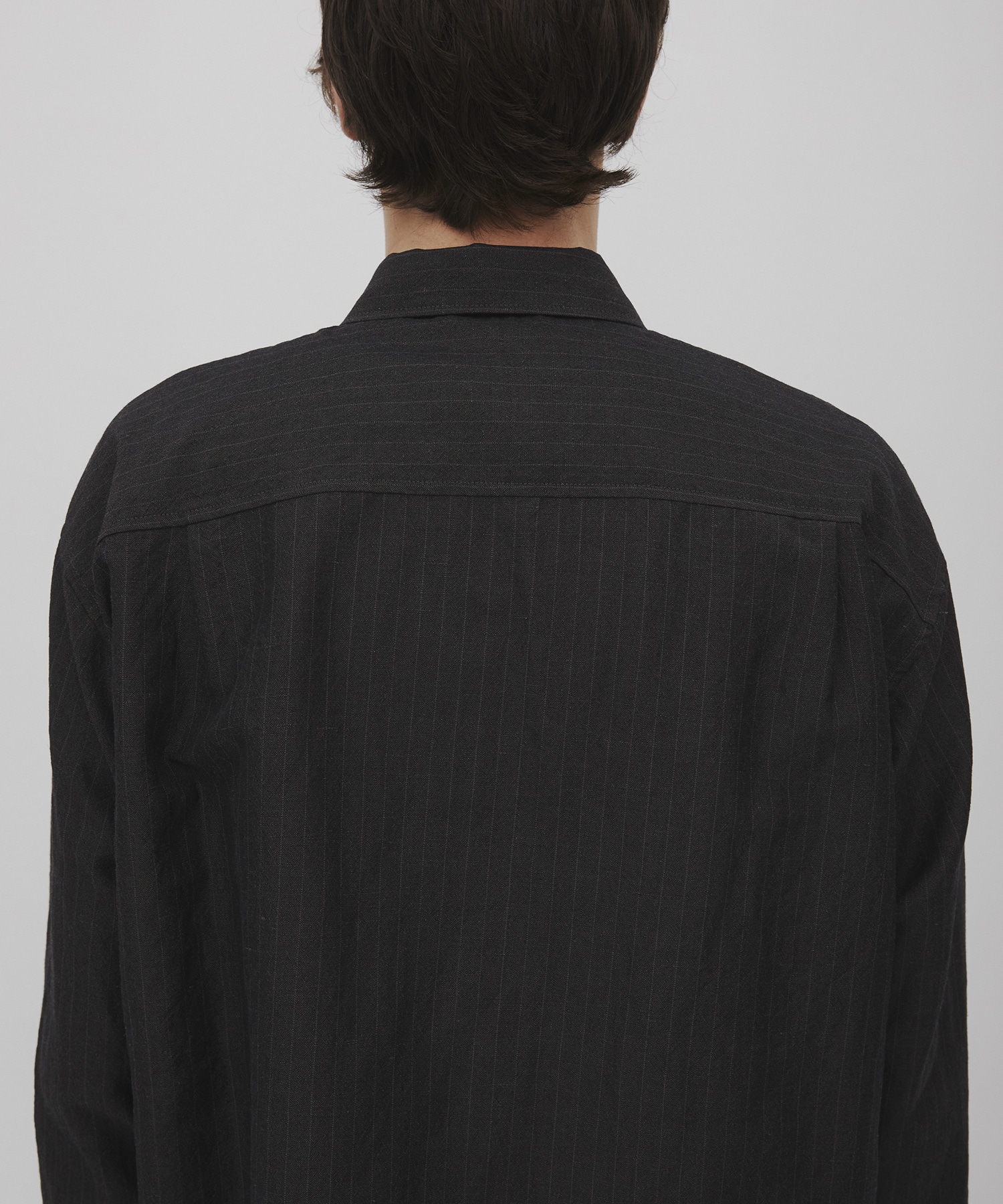 ウールリネンウェザーリラックスシャツ