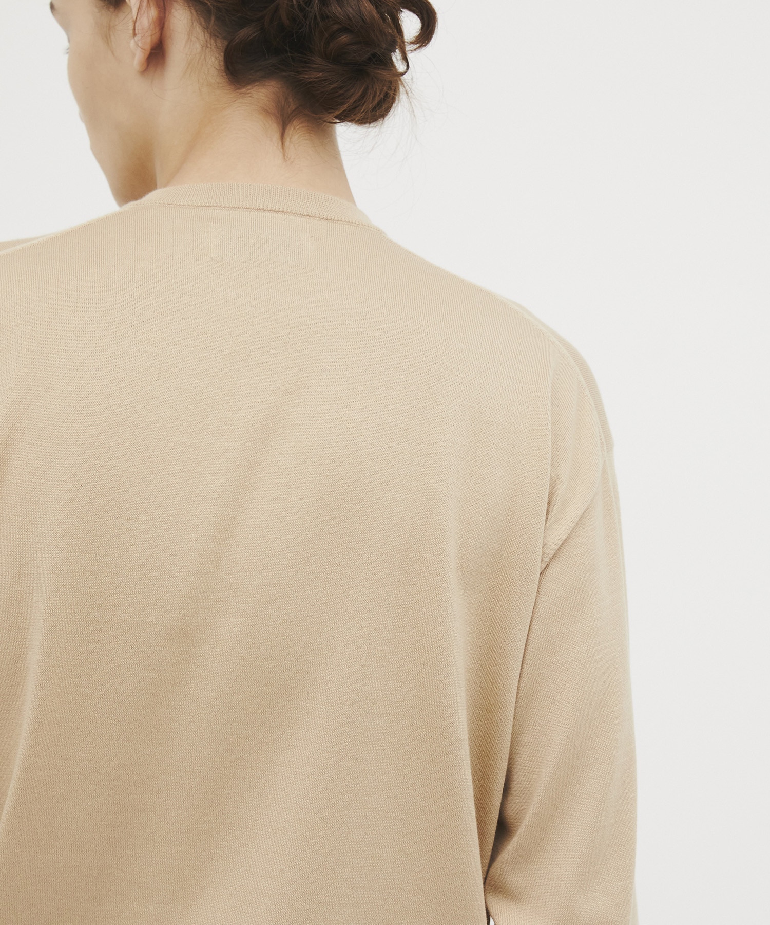 Sea island cotton ヘンリーネック