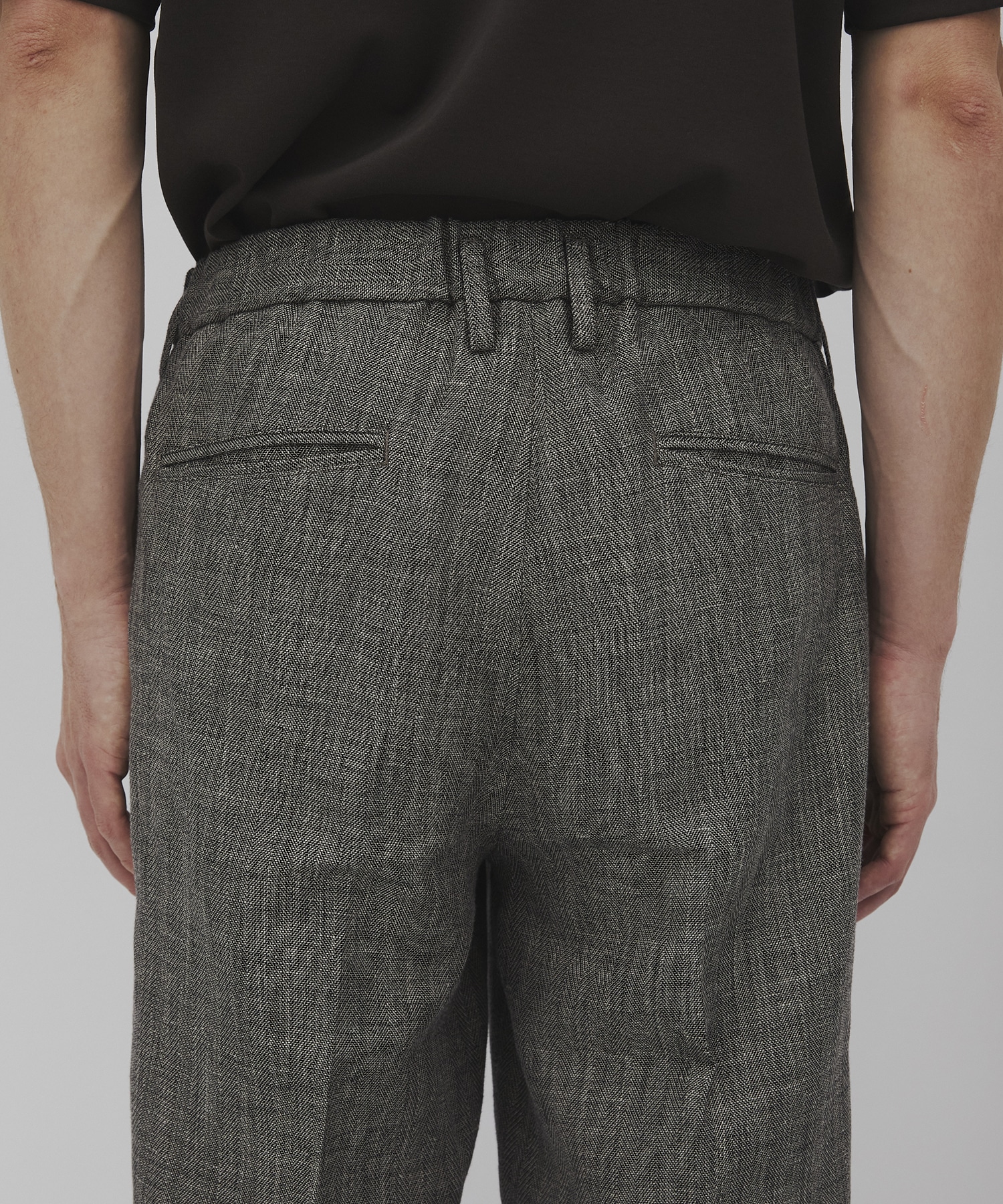 Hemp linen トラウザーズ