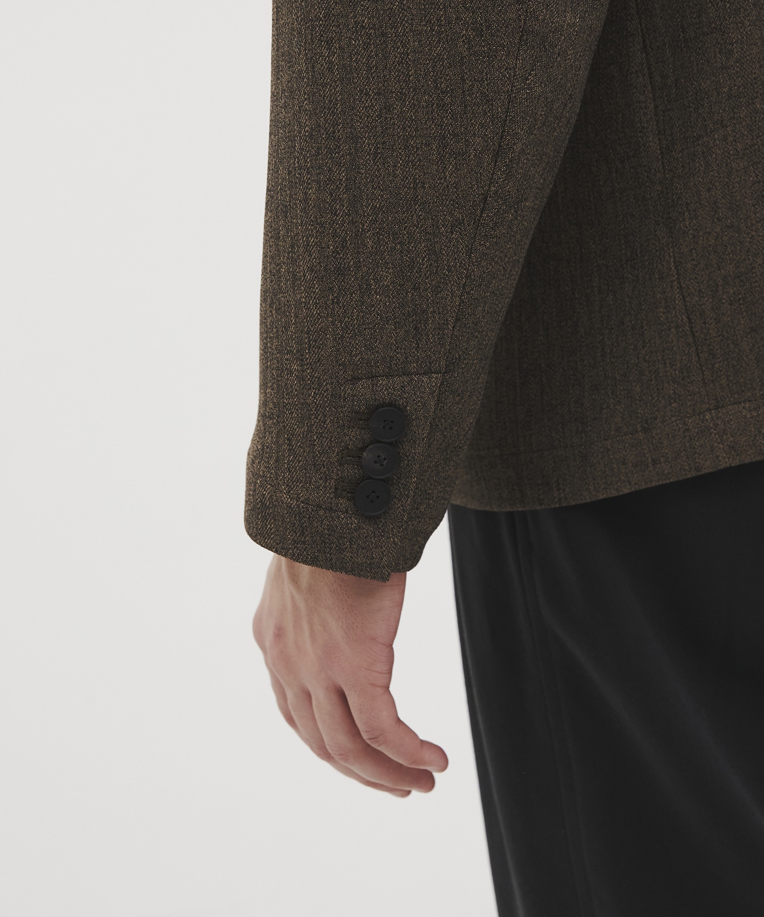 Mix herringbone ダブルジャケット