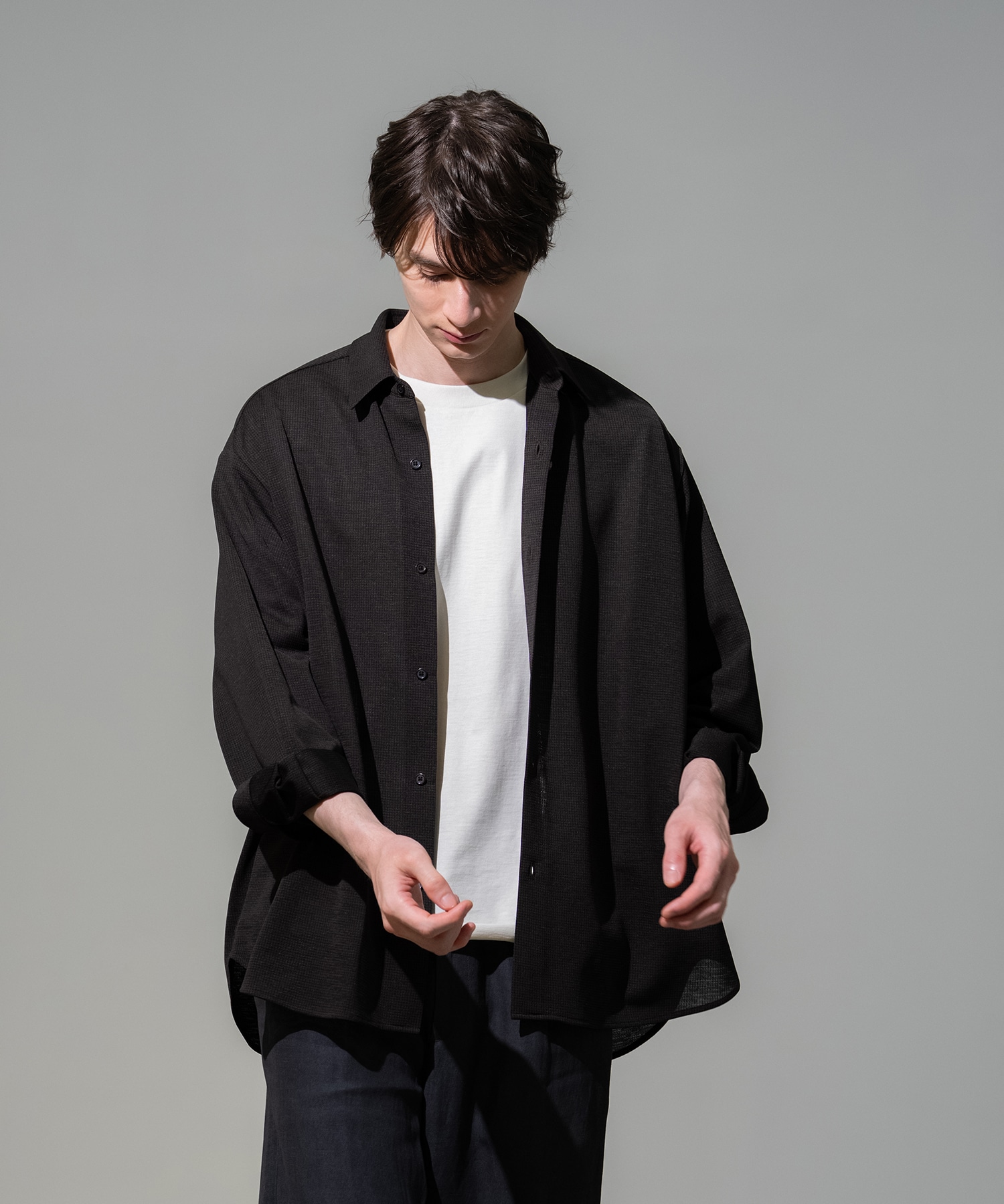 Thin-dry リラックスシャツ