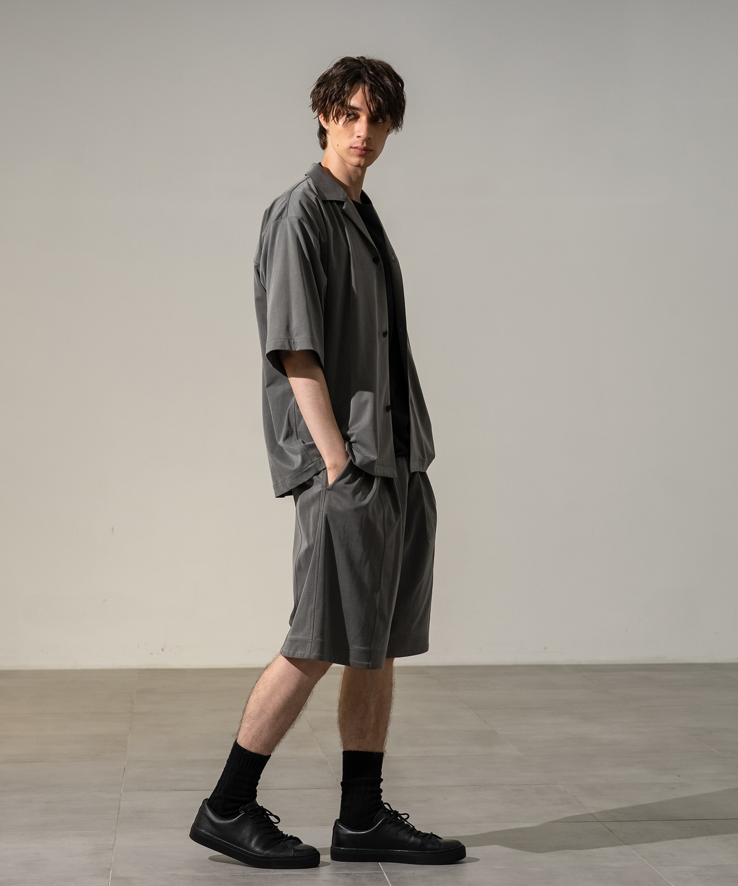 Urban cupro シャツジャケット