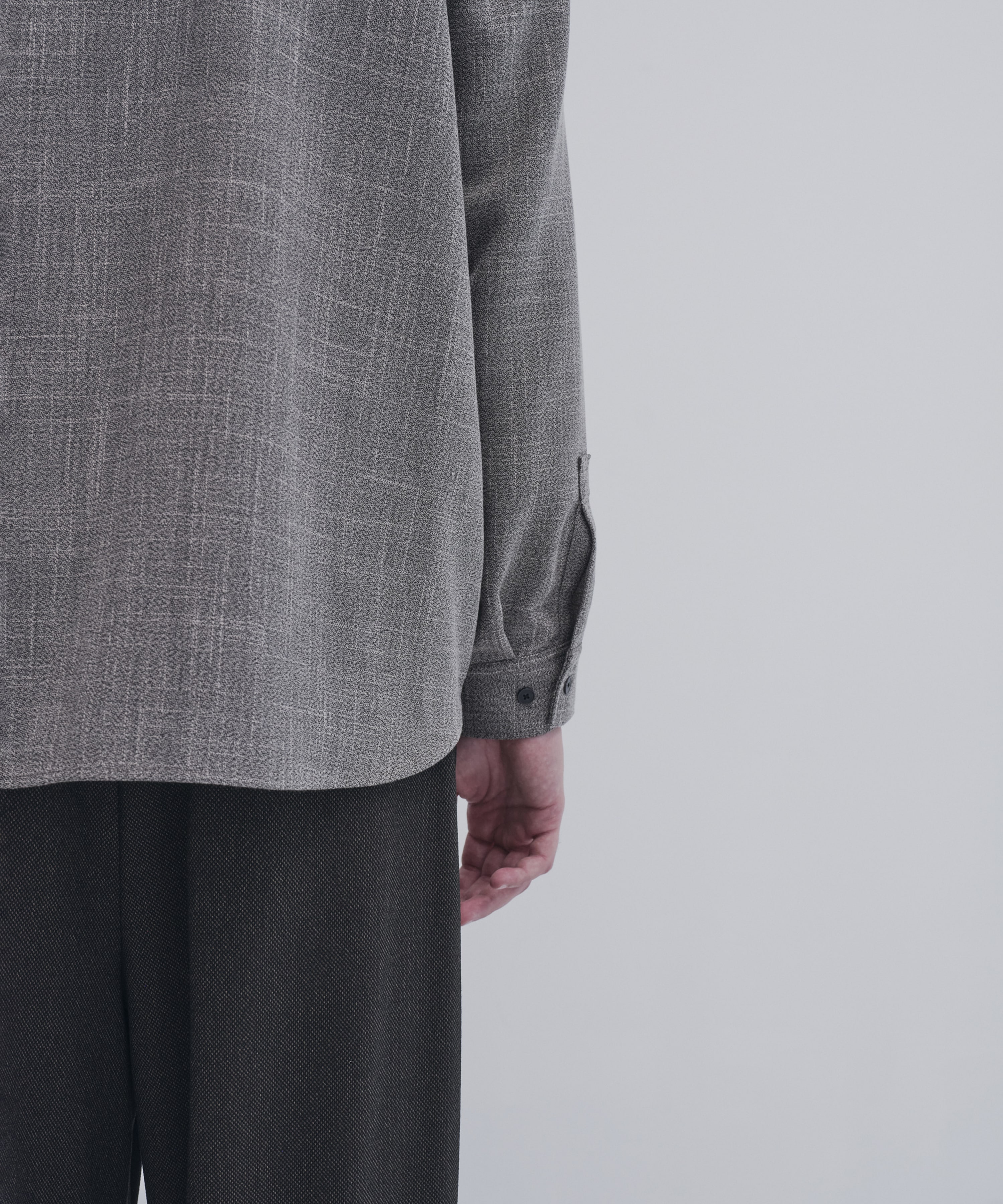 Easy tweed シャツ