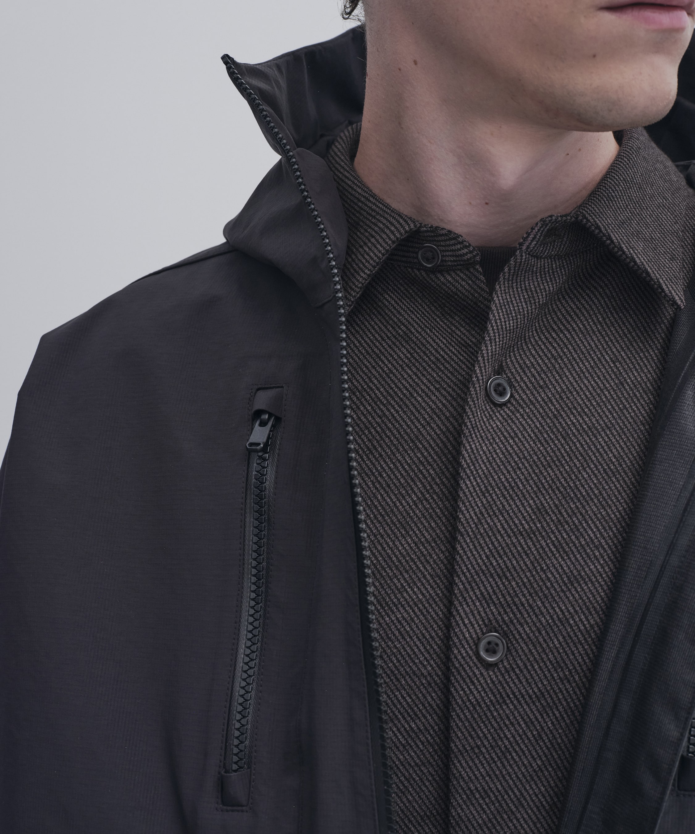 KANEMASA KNITウールネルシャツ