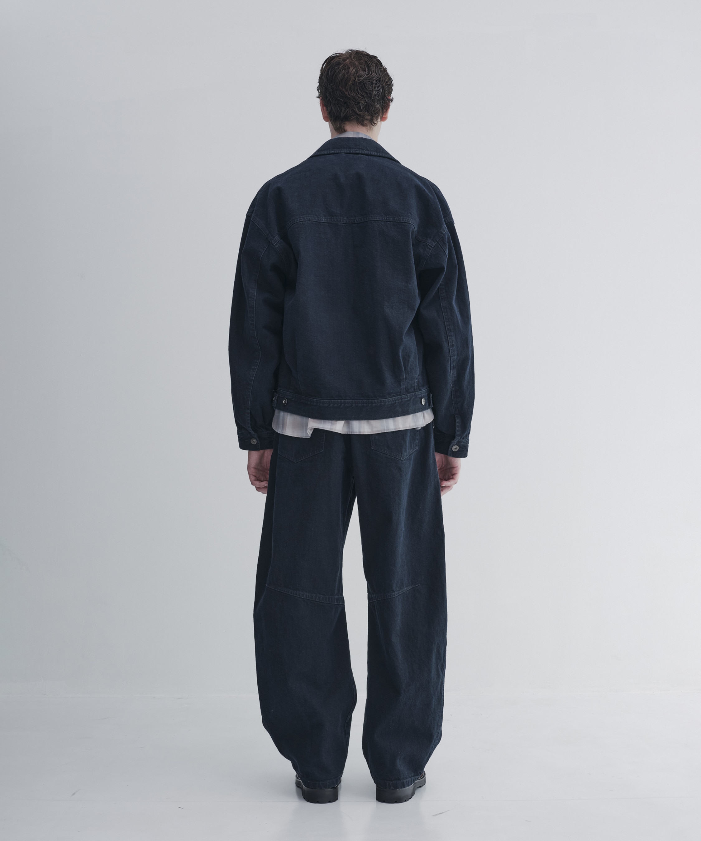 フェードバレルデニムパンツ