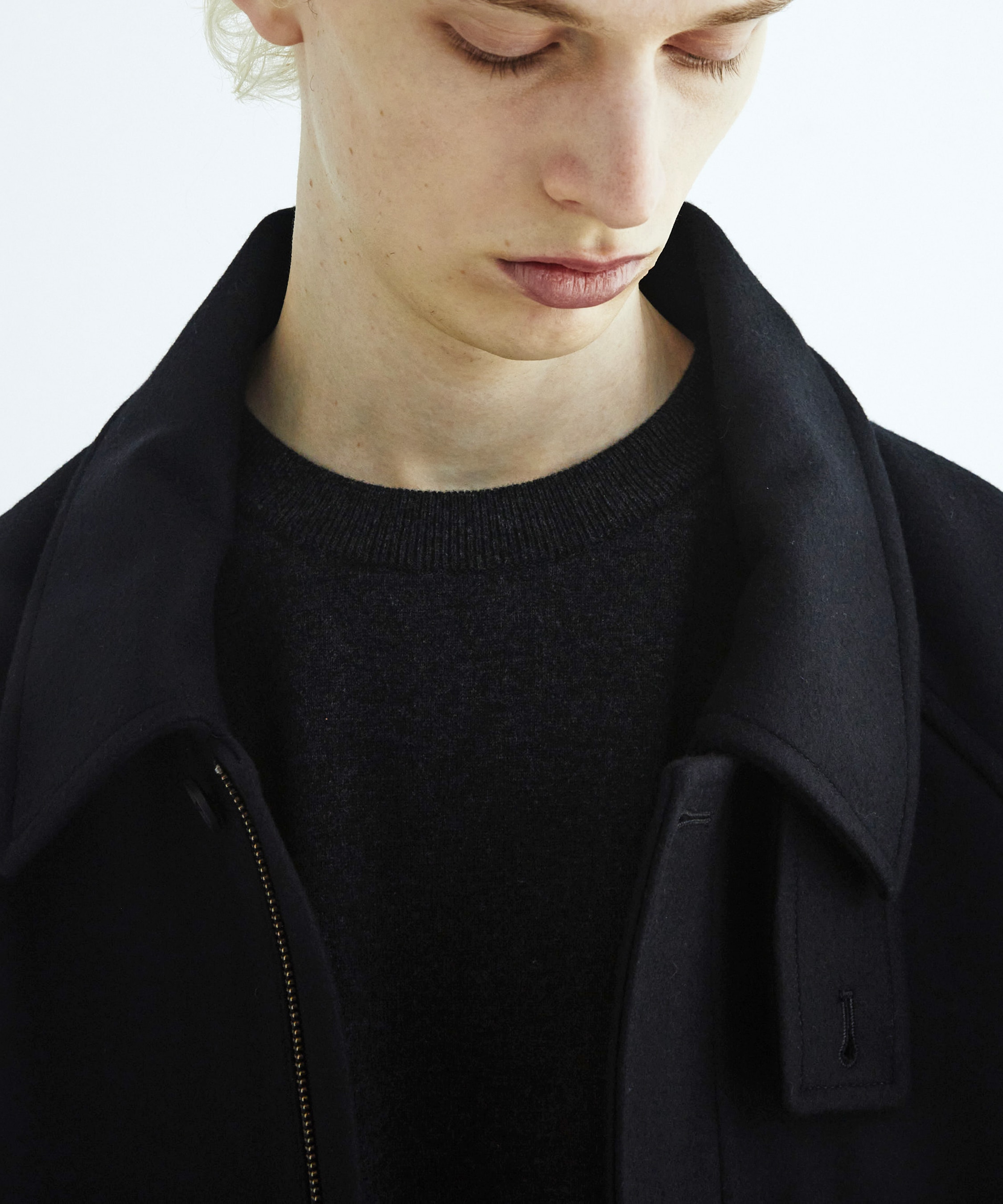 Ultra fine wool ニットプルオーバー