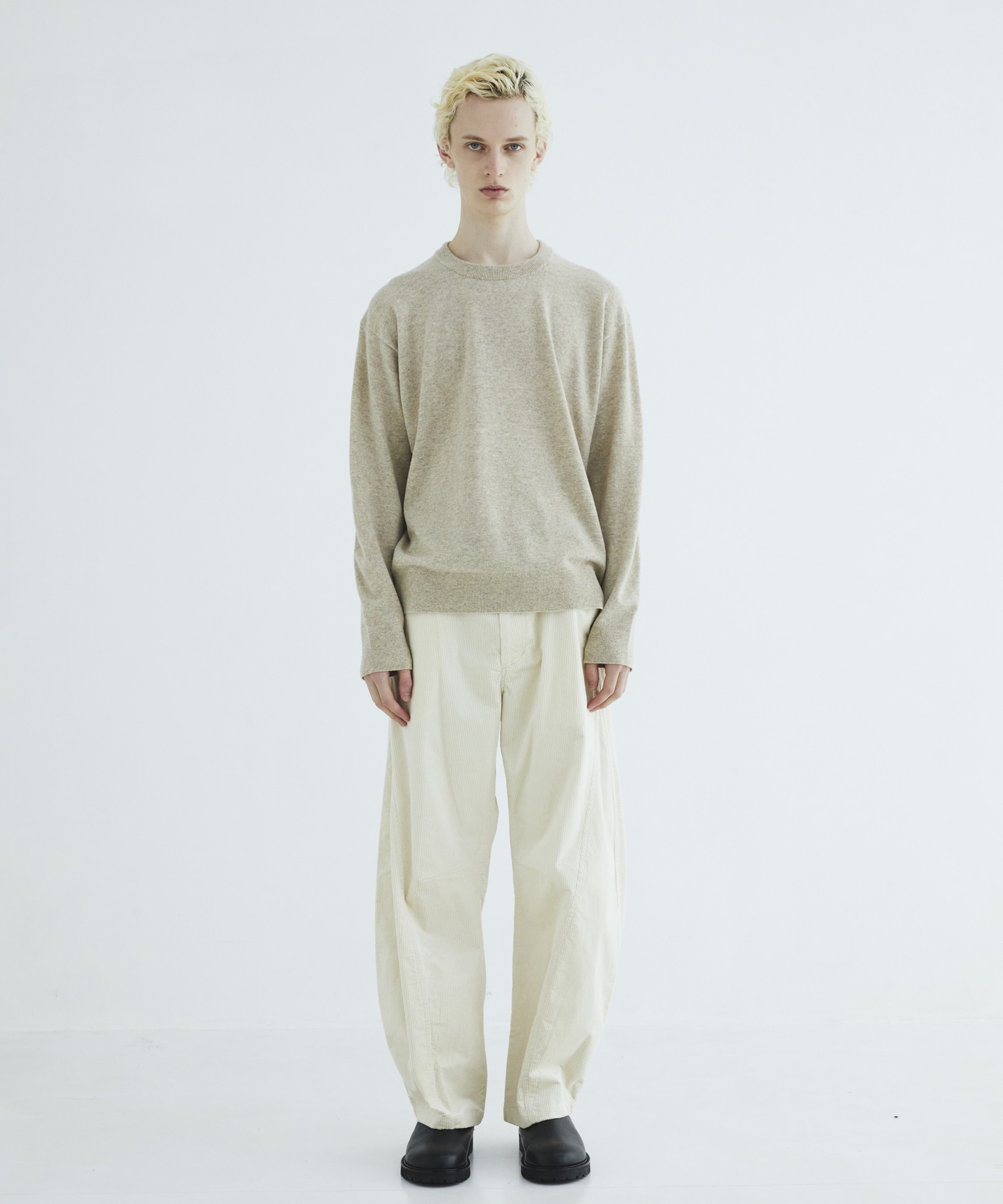 Ultra fine wool ニットプルオーバー