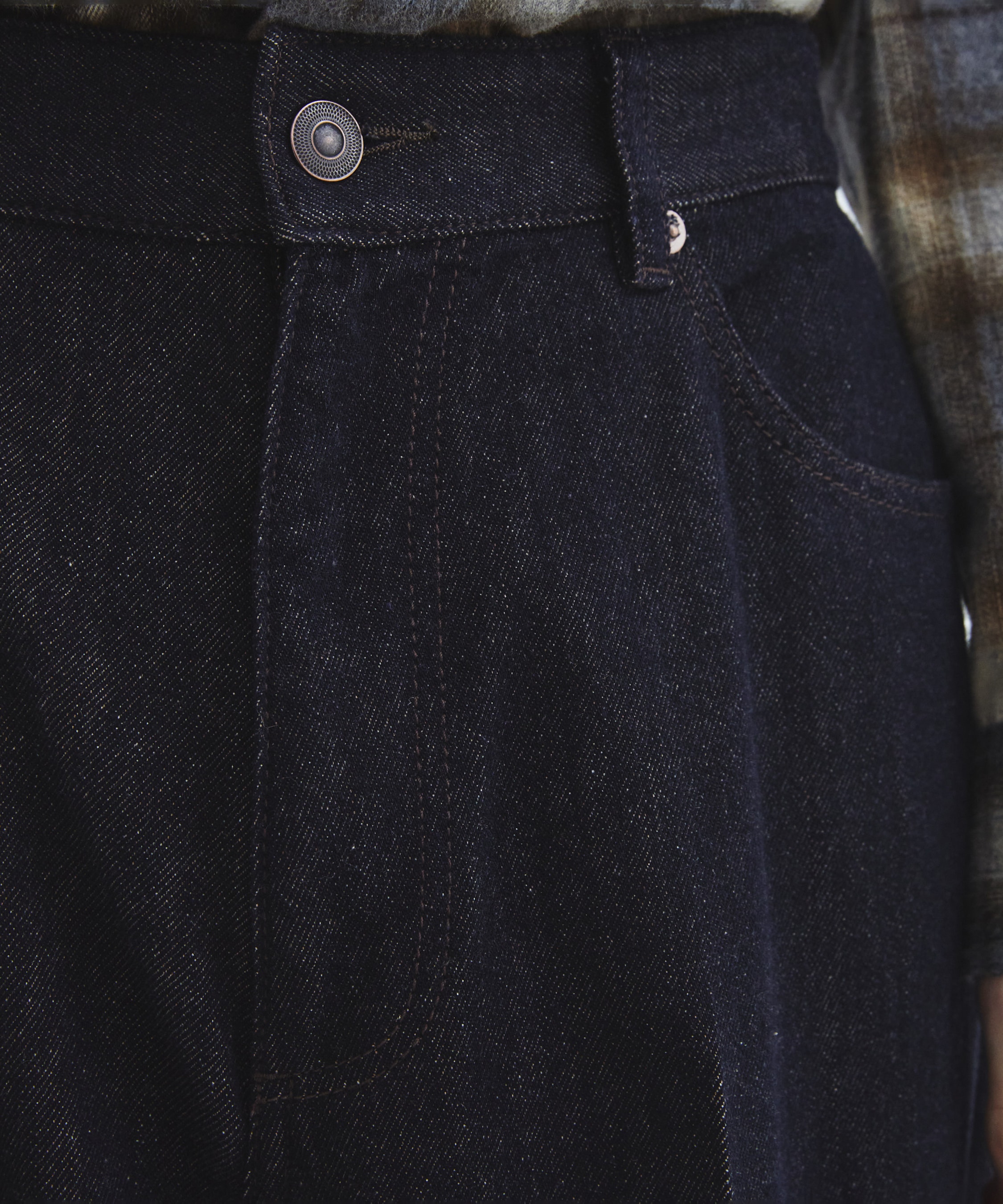 Cashmere denim パンツ