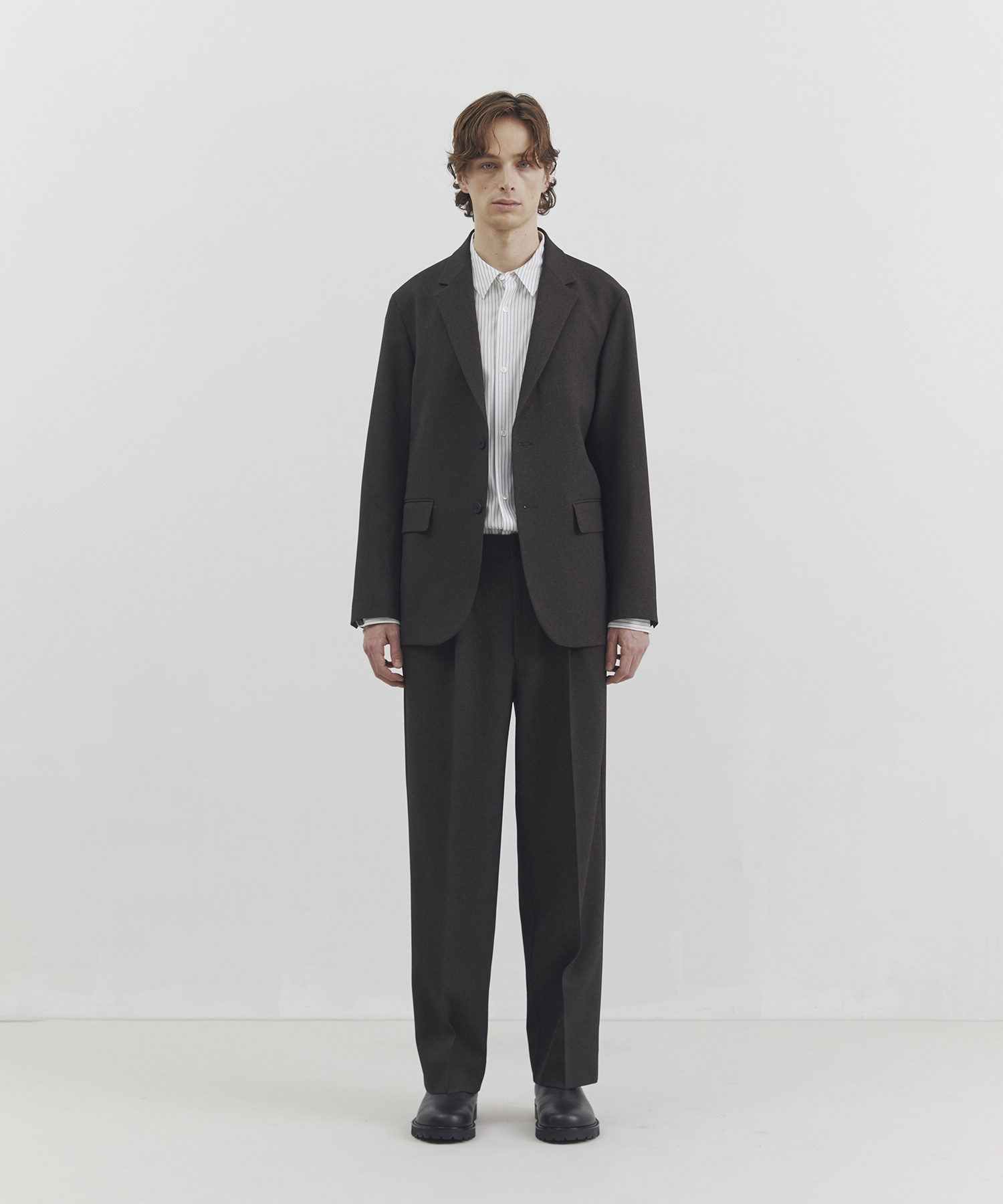 ツイードストレートスラックス