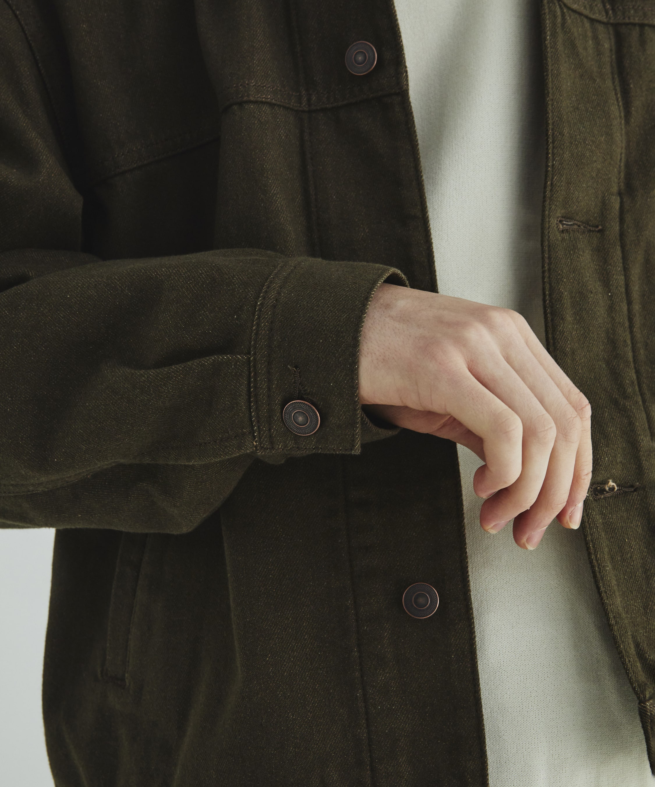 Cashmere denim ジャケット