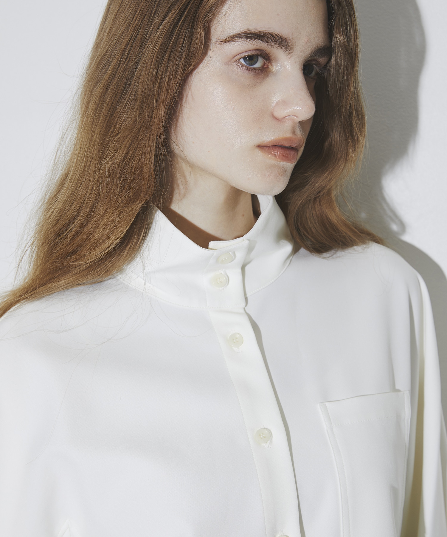 ノーマルスタンドカラーシャツ