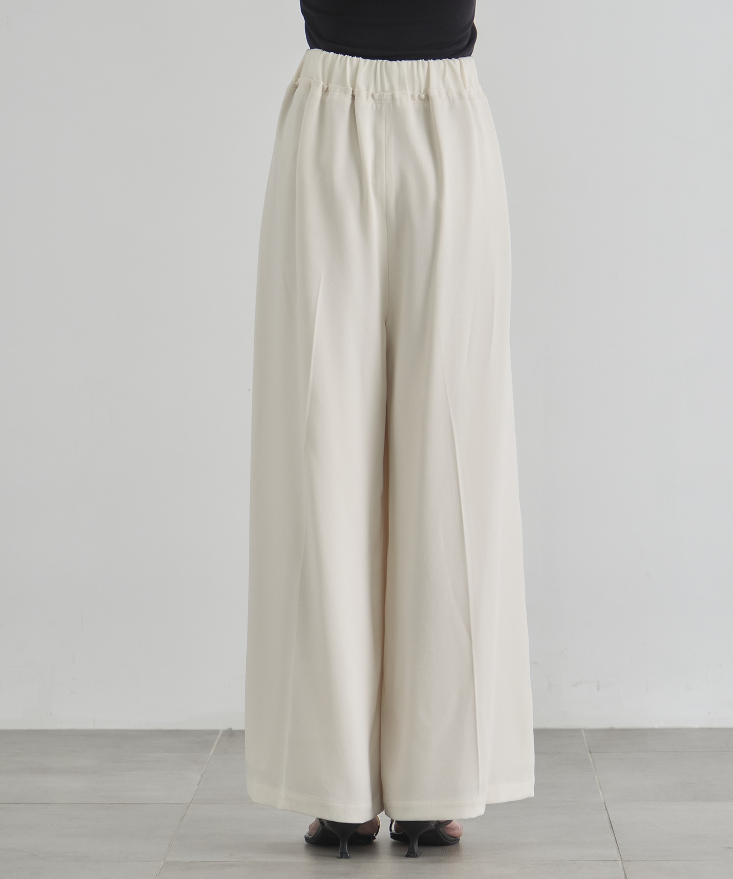 Back Satin Georgette Pants