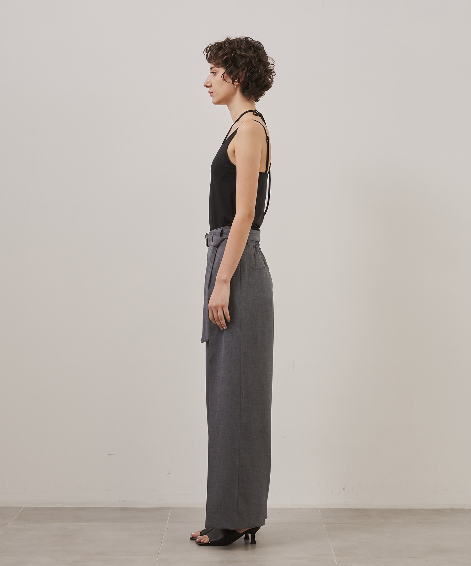 Belt Tuck Pants