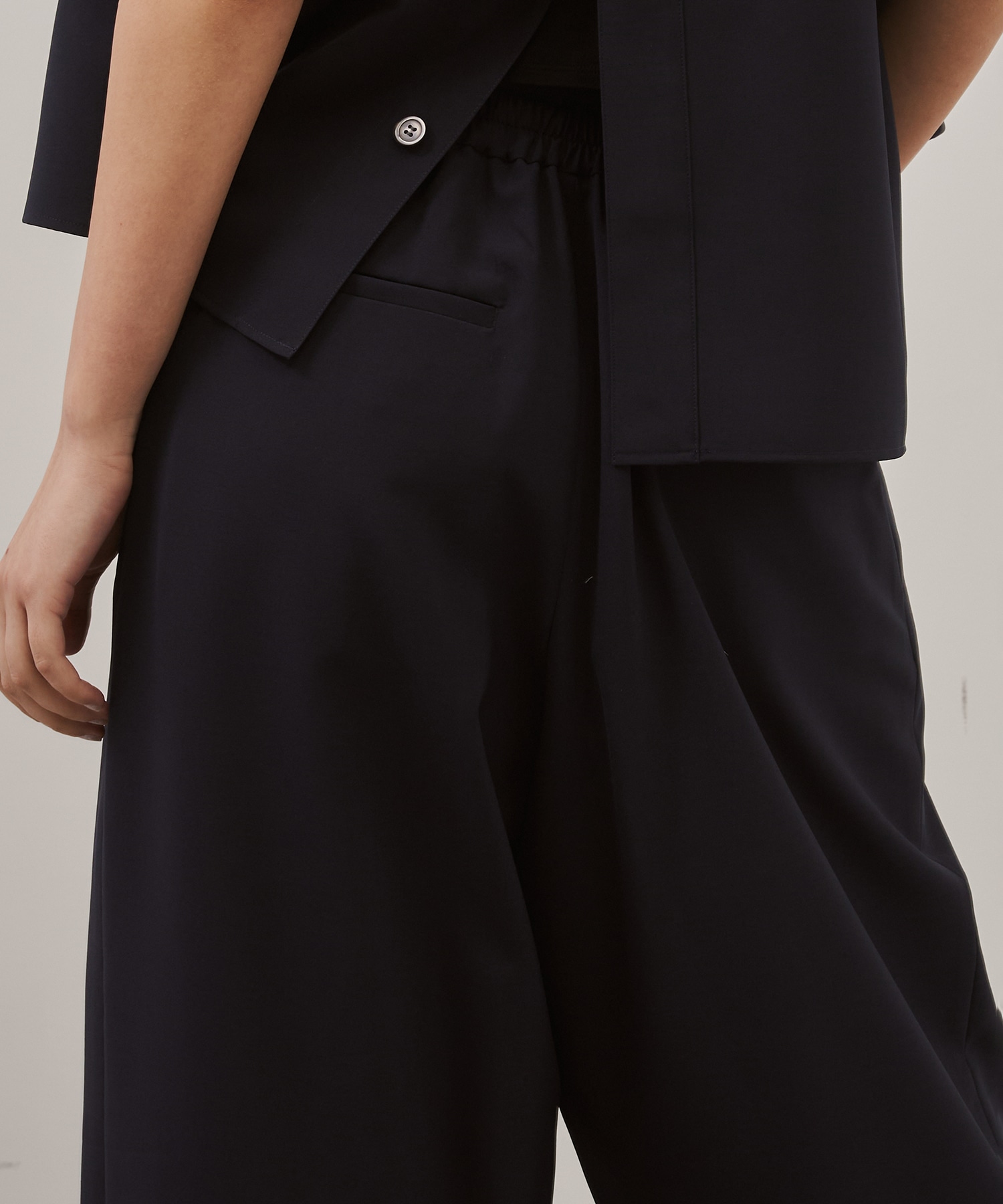 Belt Tuck Pants