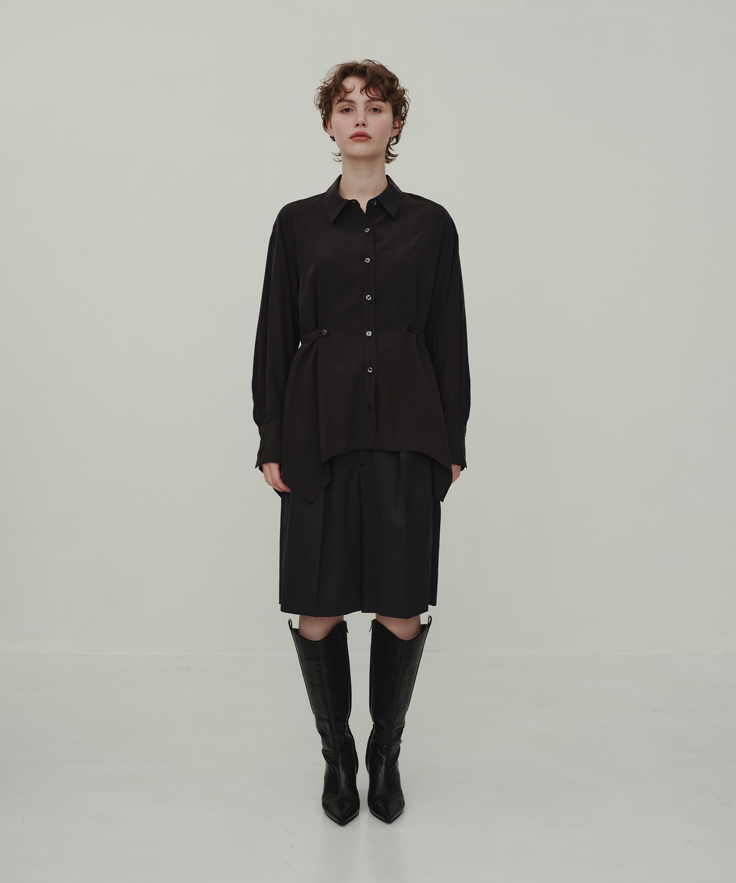 Asymmetry Hem Shirt