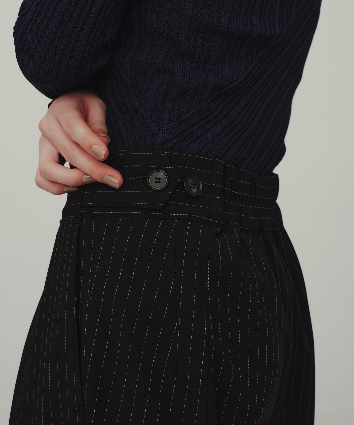 Striped Wide Pants