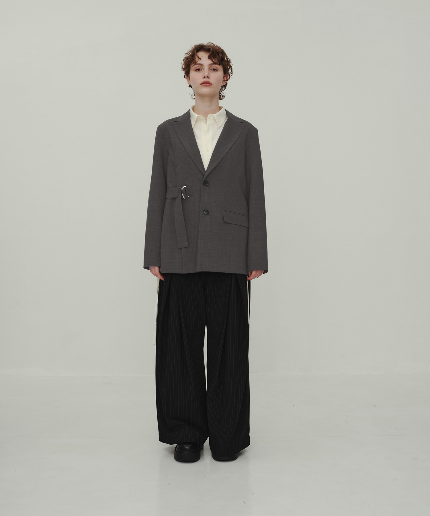 Belted Tailored Jacket