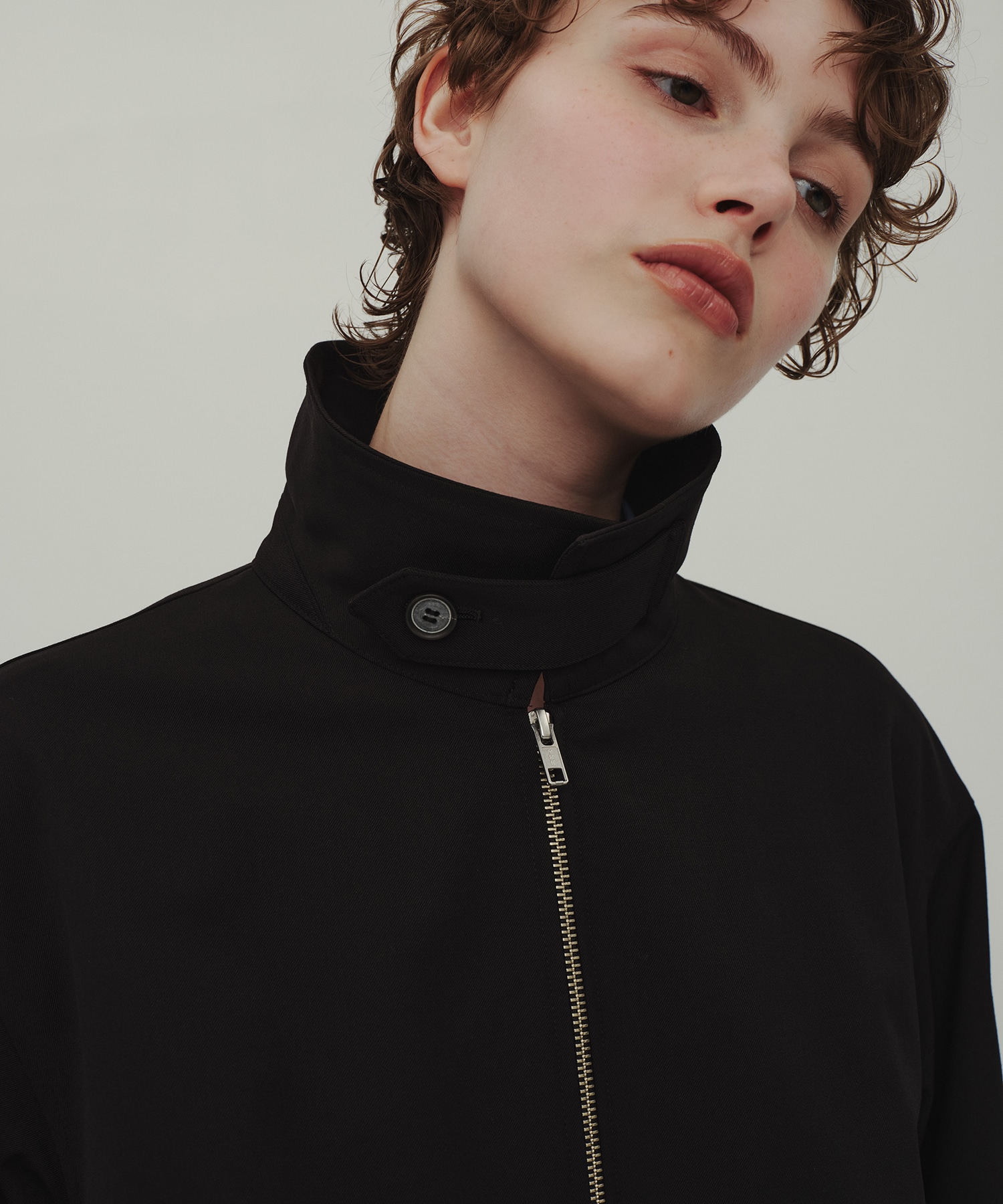 Wool Balloon Blouson