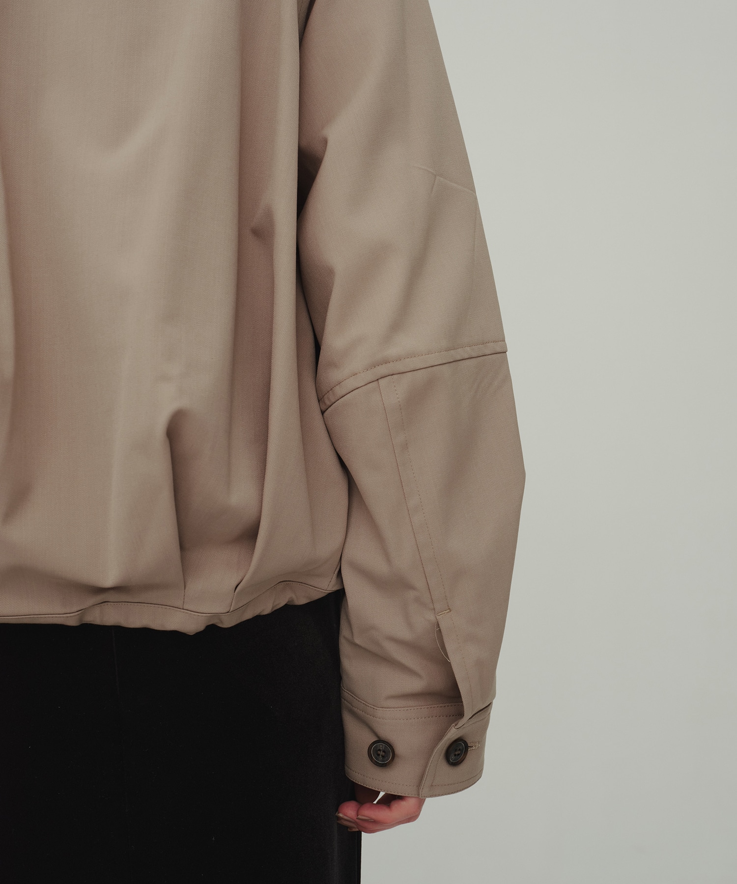 Wool Balloon Blouson